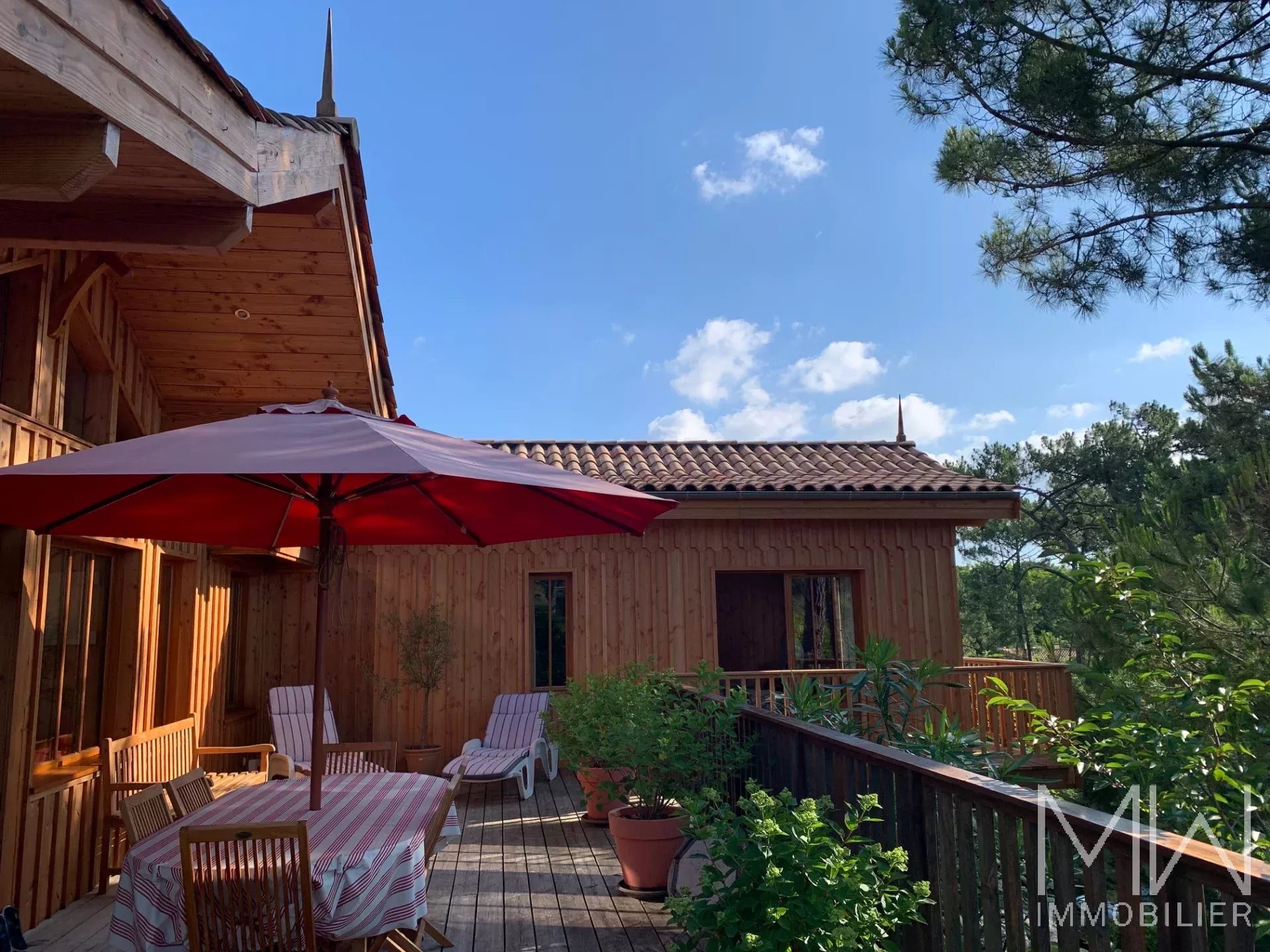 VILLA BOIS AU COEUR DU CAP FERRET – 8 COUCHAGES