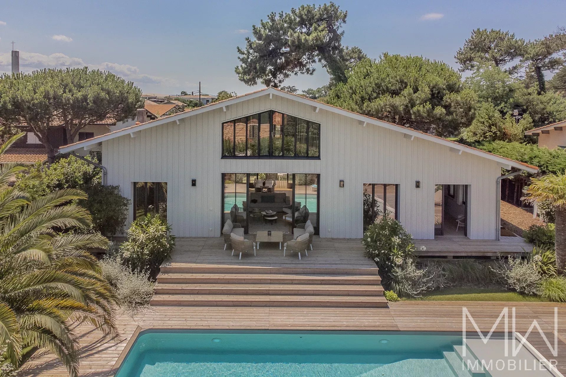 VILLA AVE PISCINE AU COEUR DU CAP FERRET – 10 COUCHAGES