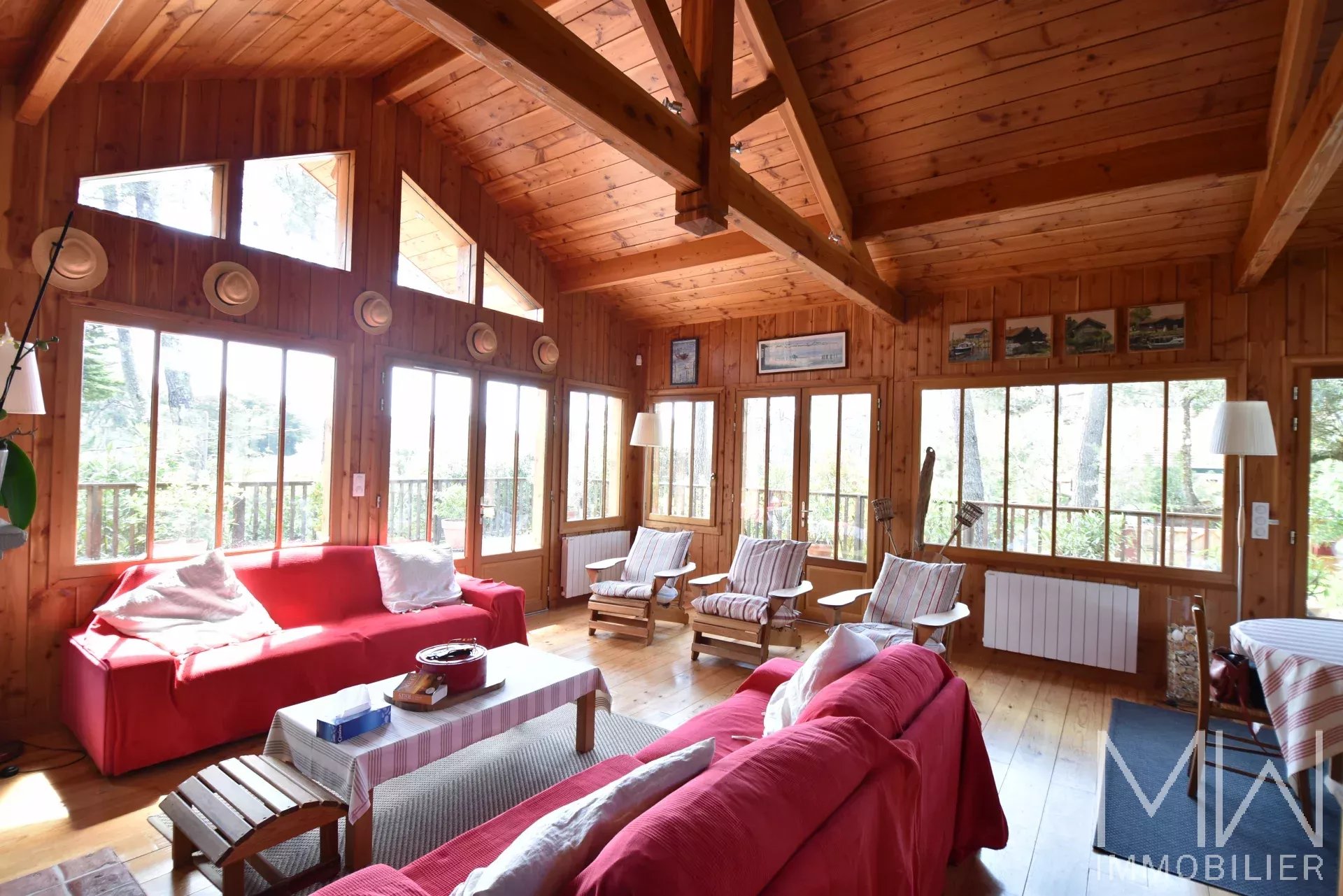 VILLA BOIS AU COEUR DU CAP FERRET – 8 COUCHAGES