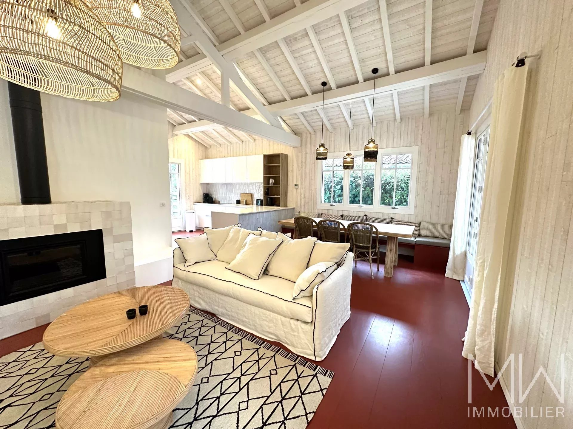 JOLIE VILLA AU COEUR DU CAP FERRET – 6 COUCHAGES