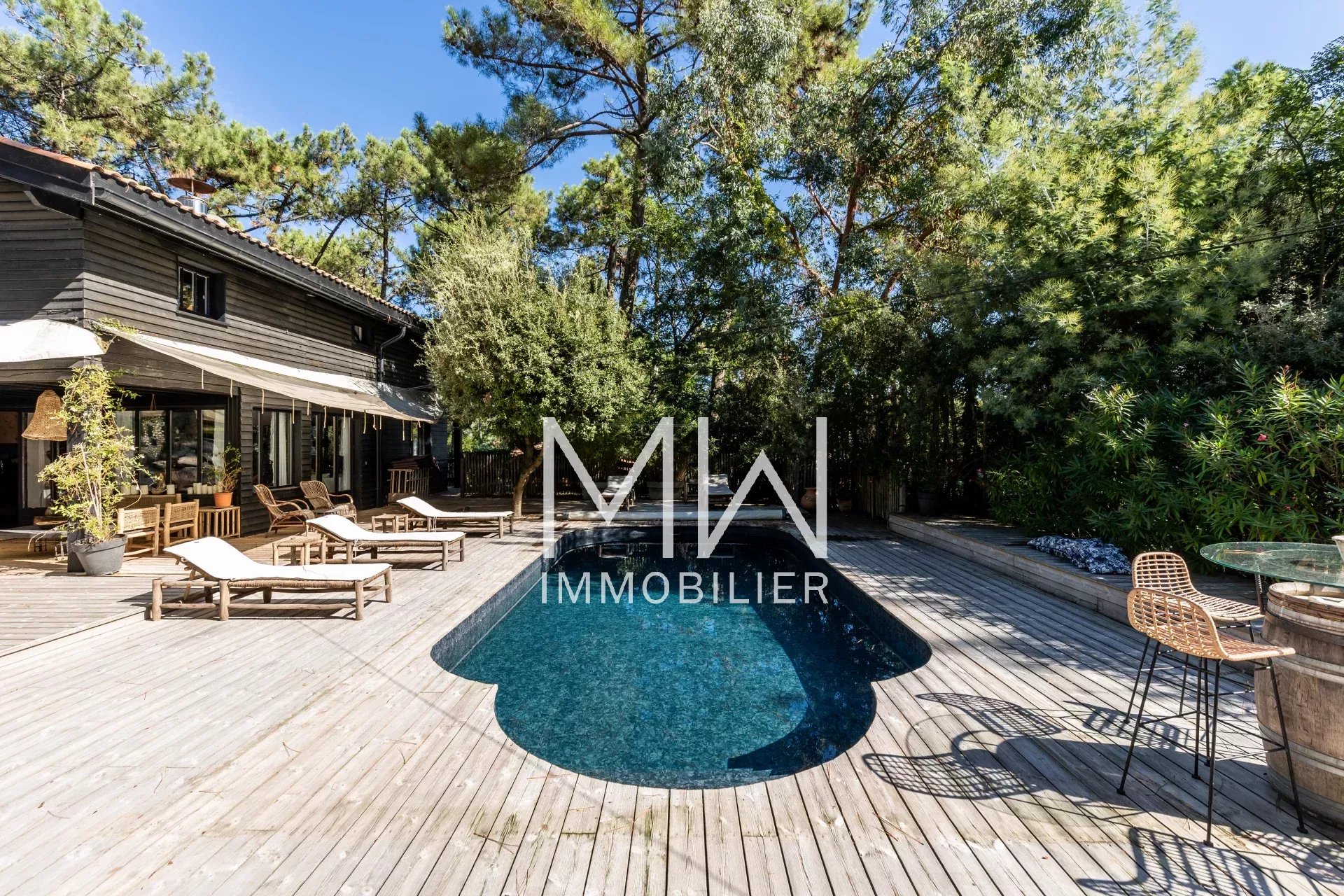 VILLA AU CALME AVEC PISCINE – DUNE DE L’HERBE – 12 COUCHAGES