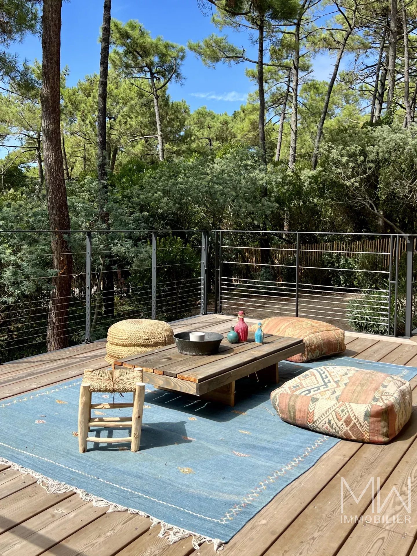 BELLE VILLA BOIS AU COEUR DU CAP FERRET – 14 COUCHAGES