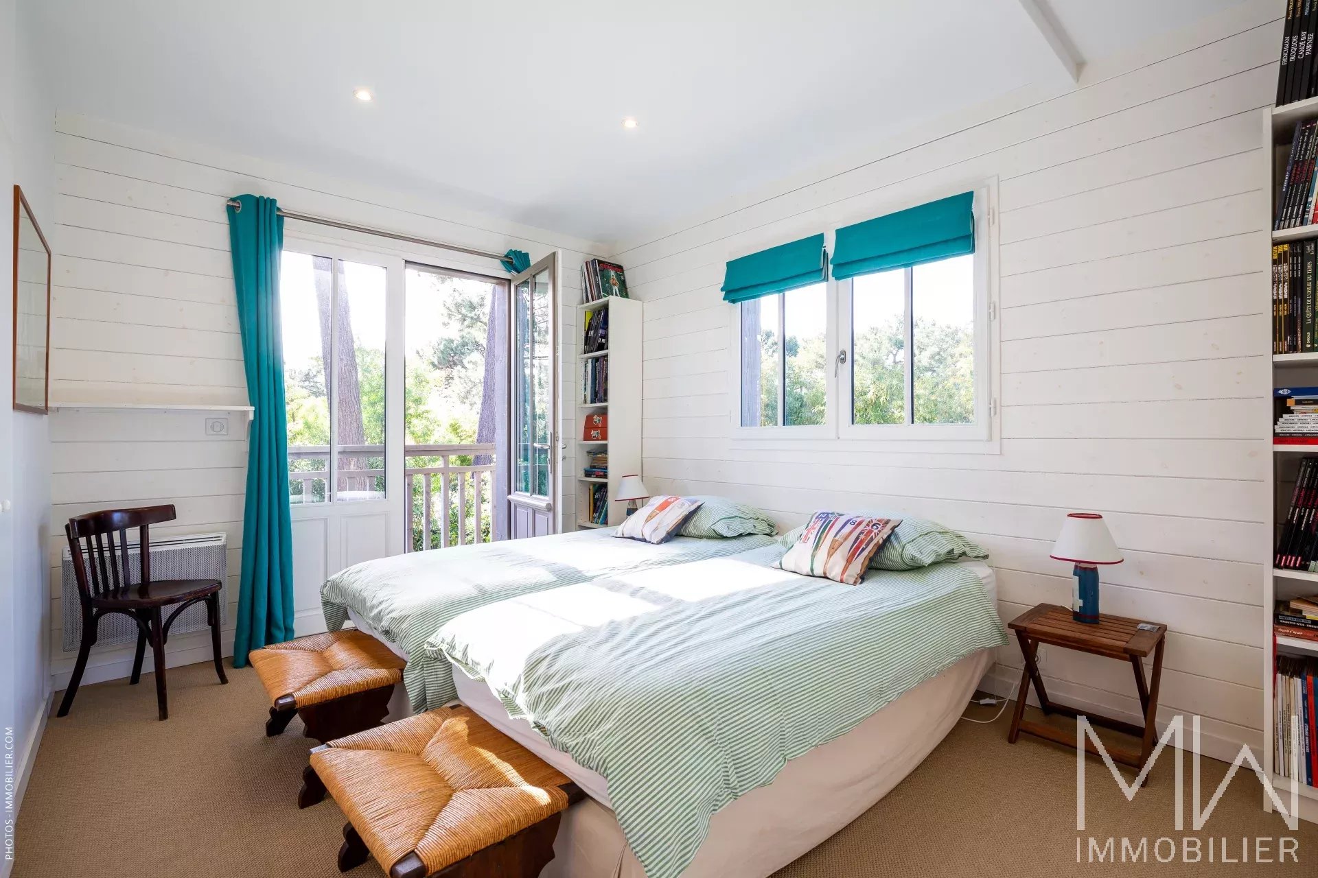 VILLA A LOUER EN 1ERE LIGNE DU BASSIN D’ARCACHON – 10 COUCHAGES