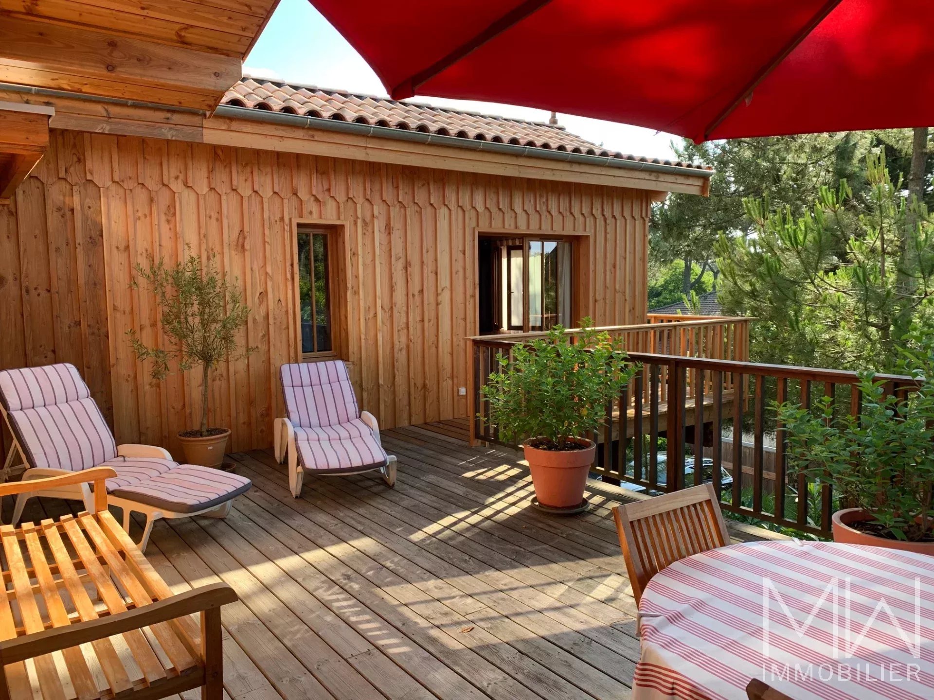 VILLA BOIS AU COEUR DU CAP FERRET – 8 COUCHAGES
