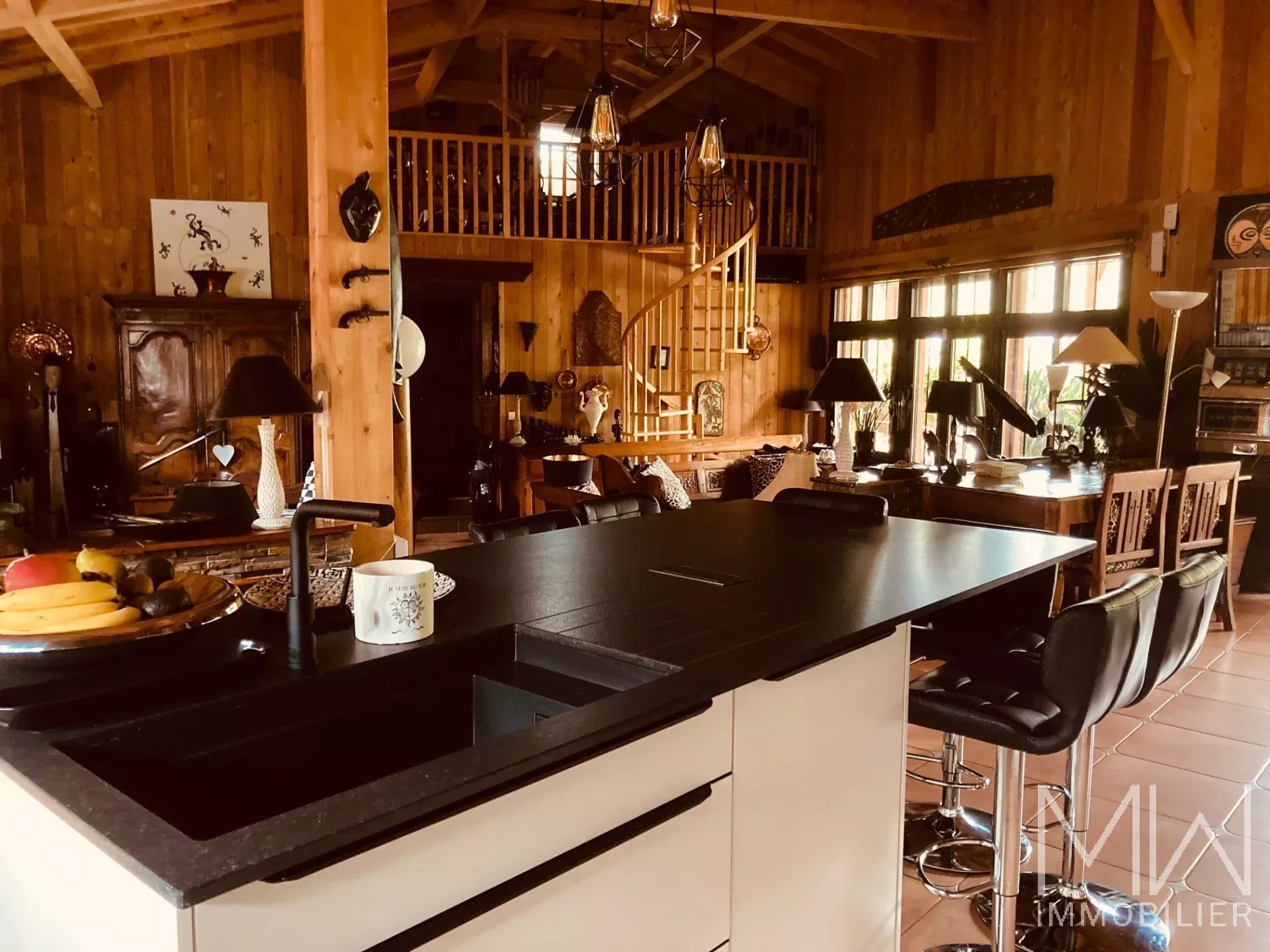 MAGNIFIQUE VILLA EXOTIQUE AU CALME AVEC PISCINE – CAP FERRET – 12 COUCHAGES