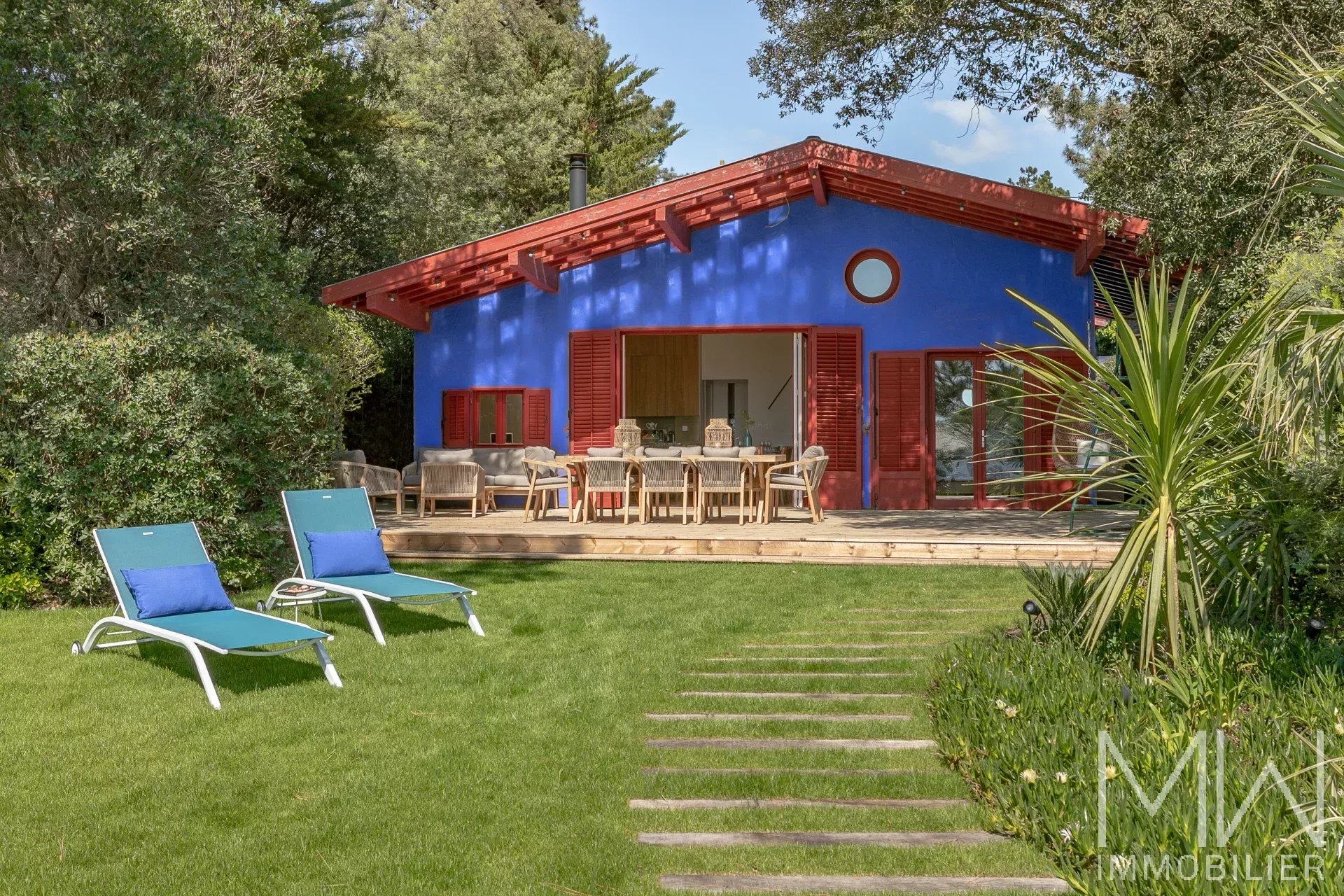 VILLA DE CHARME EN 1ERE LIGNE – QUARTIER DES 44HA – CAP FERRET – 8 COUCHAGES