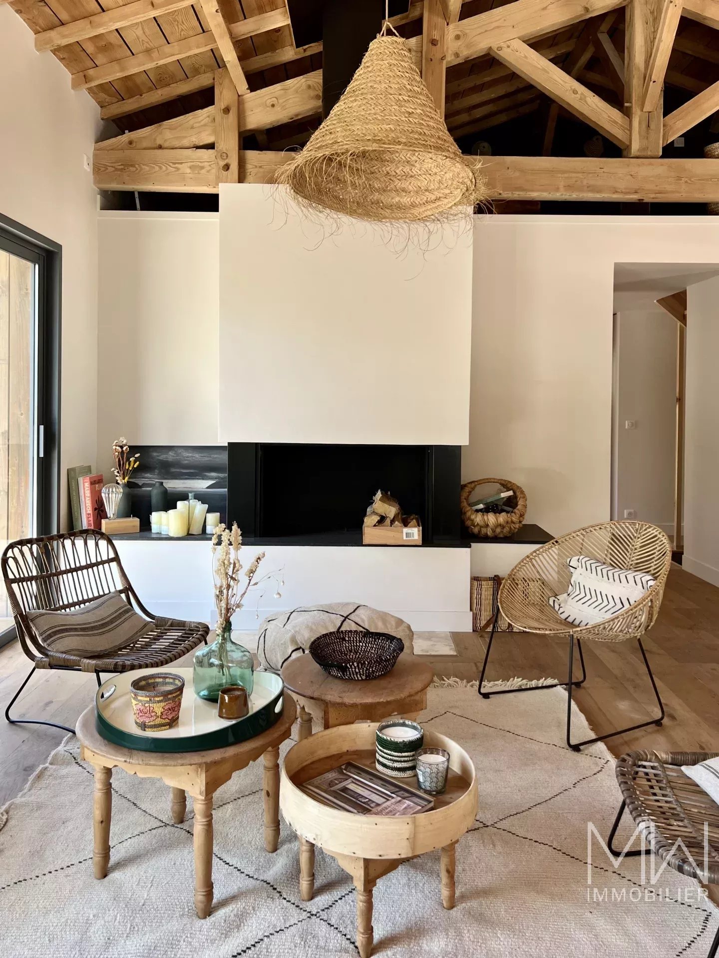BELLE VILLA BOIS AU COEUR DU CAP FERRET – 14 COUCHAGES