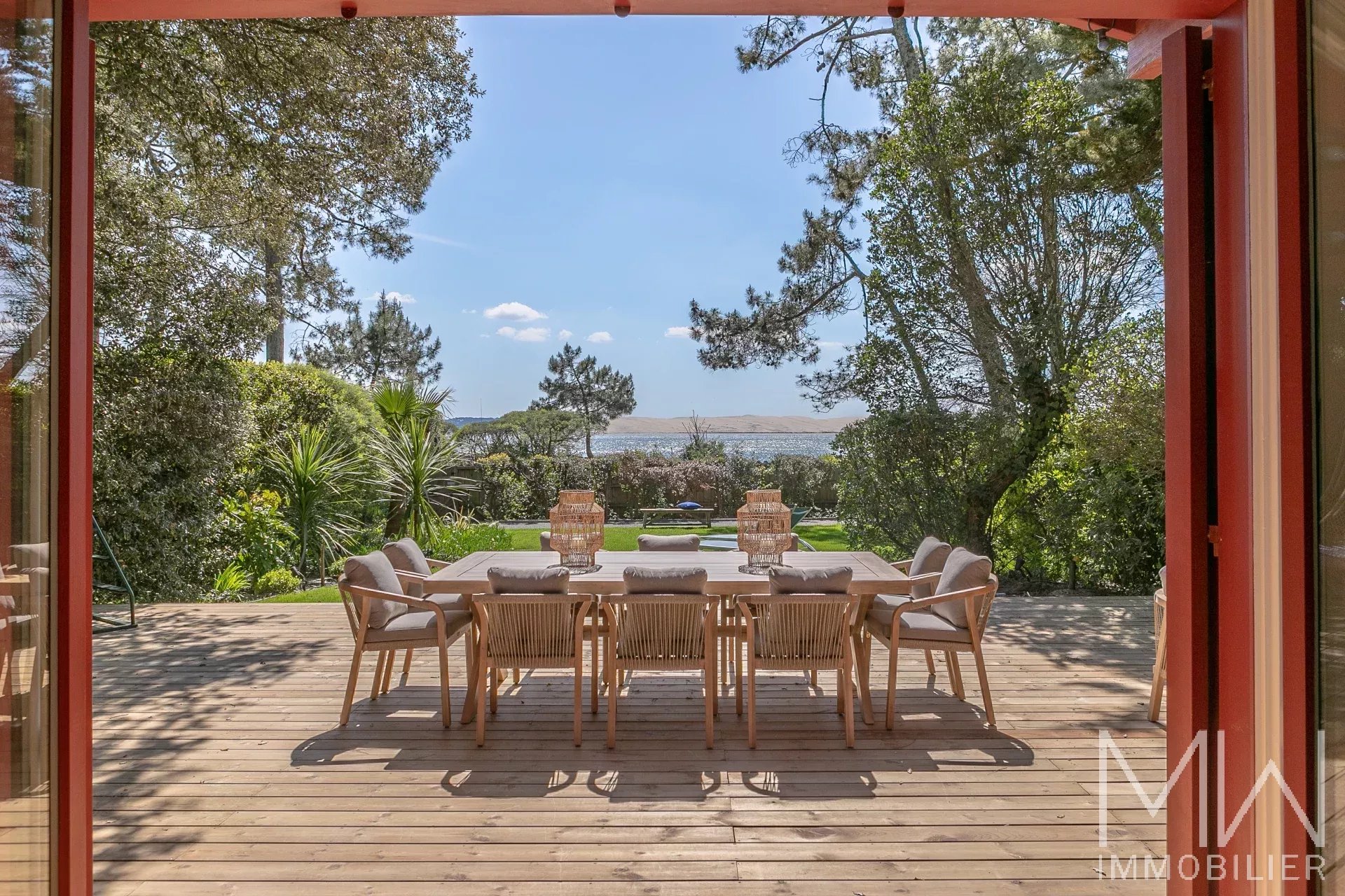 VILLA DE CHARME EN 1ERE LIGNE – QUARTIER DES 44HA – CAP FERRET – 8 COUCHAGES