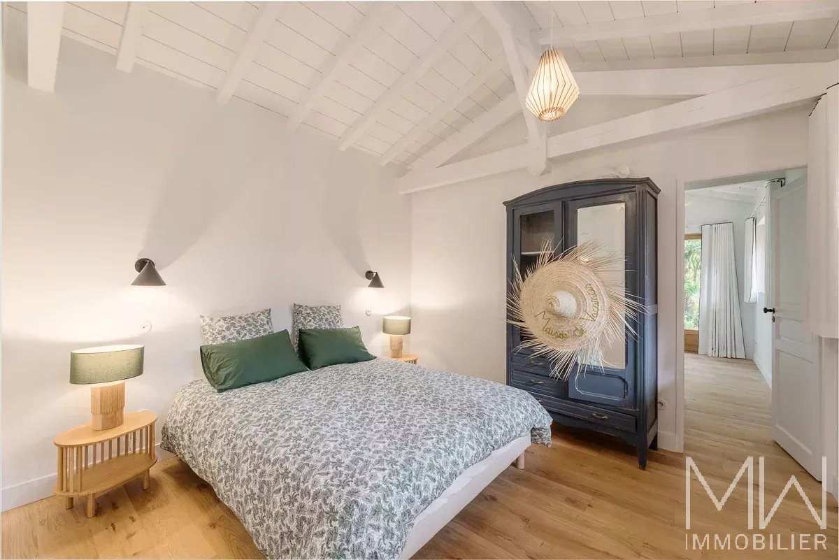 VILLA BOIS AVEC PISCINE – PETIT PIQUEY – 12 COUCHAGES