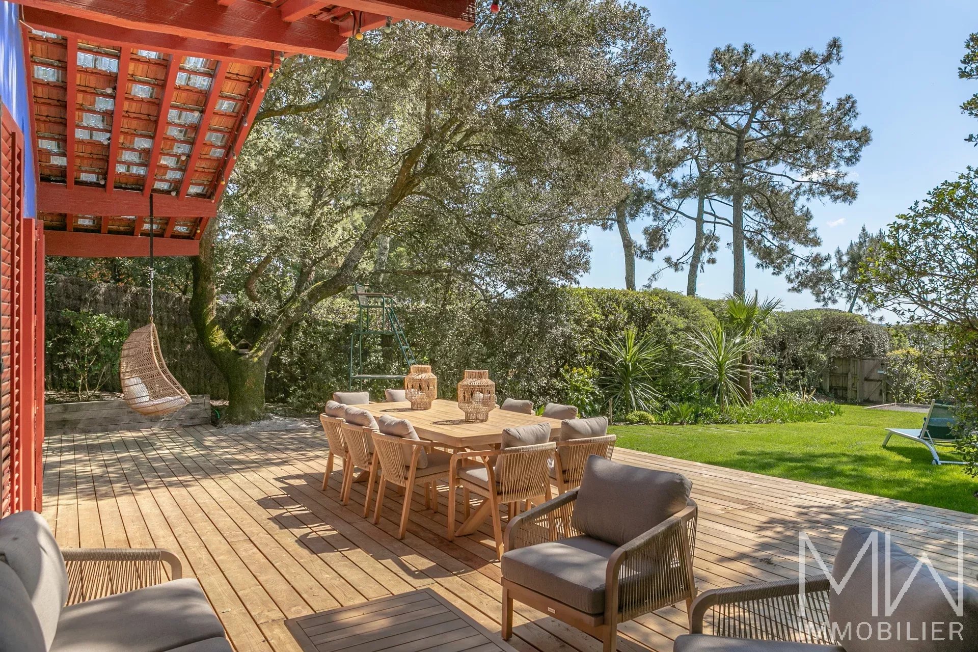 VILLA DE CHARME EN 1ERE LIGNE – QUARTIER DES 44HA – CAP FERRET – 8 COUCHAGES