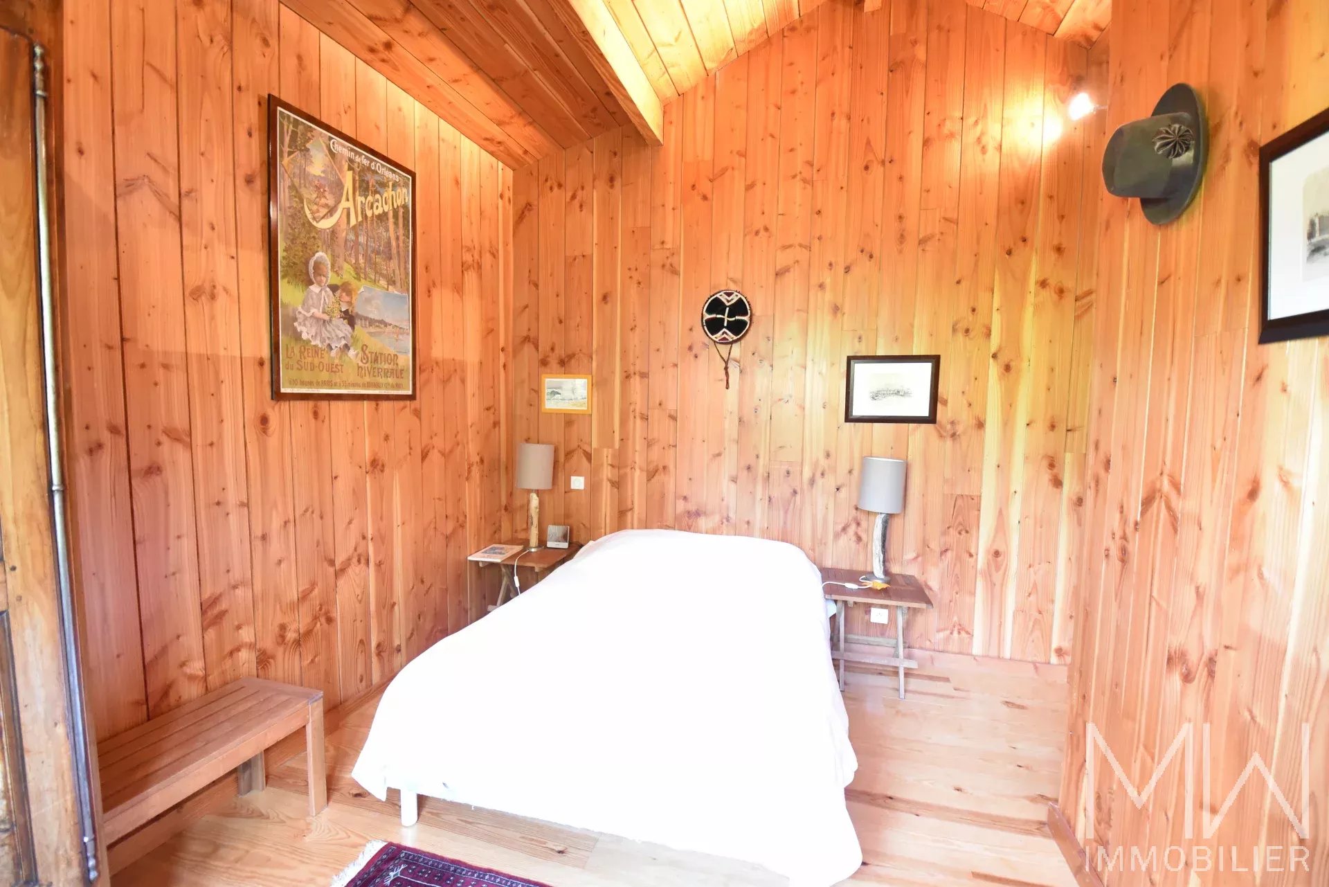 VILLA BOIS AU COEUR DU CAP FERRET – 8 COUCHAGES