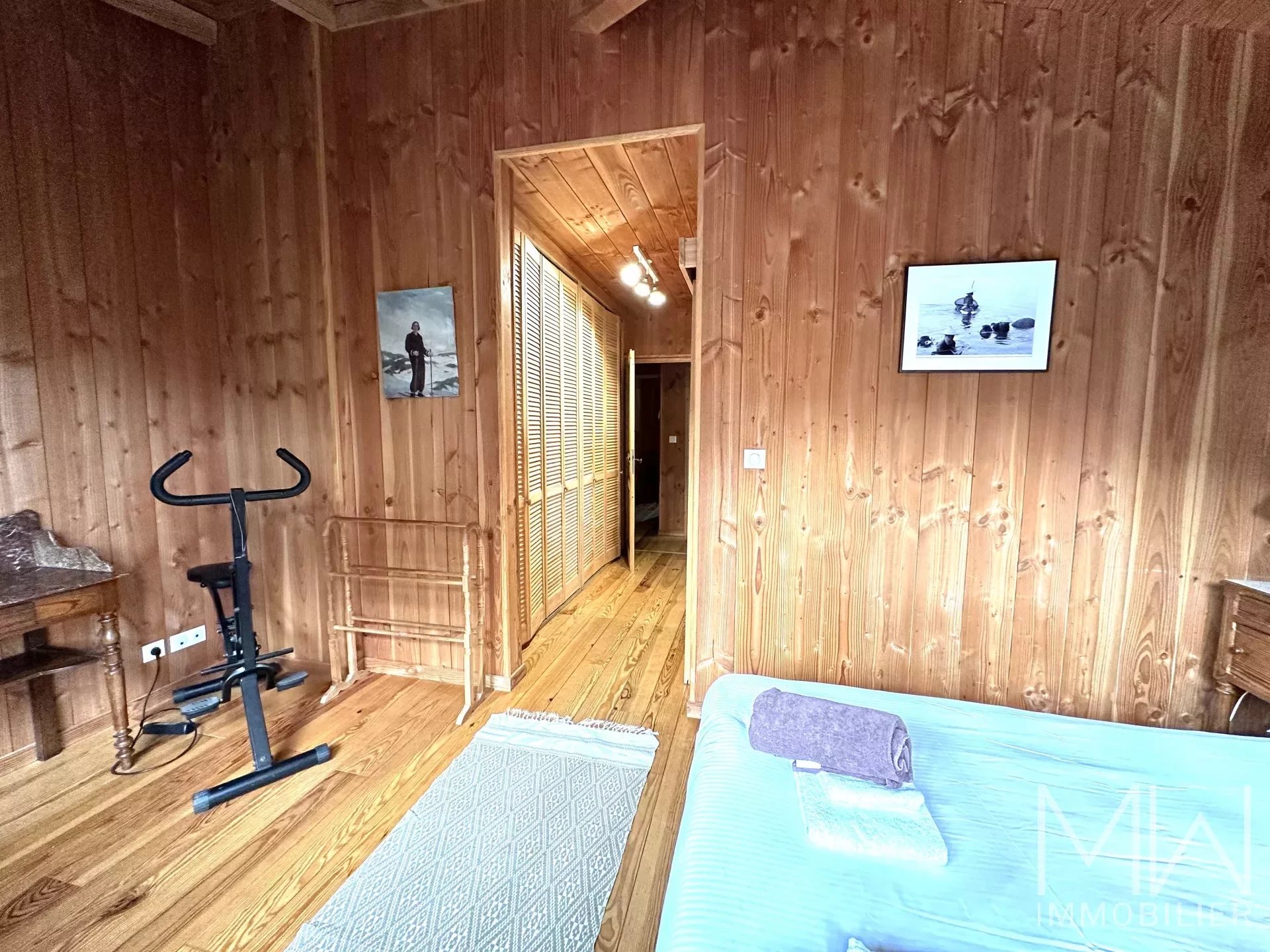 VILLA BOIS AVEC PISCINE – CAP FERRET – 8 COUCHAGES