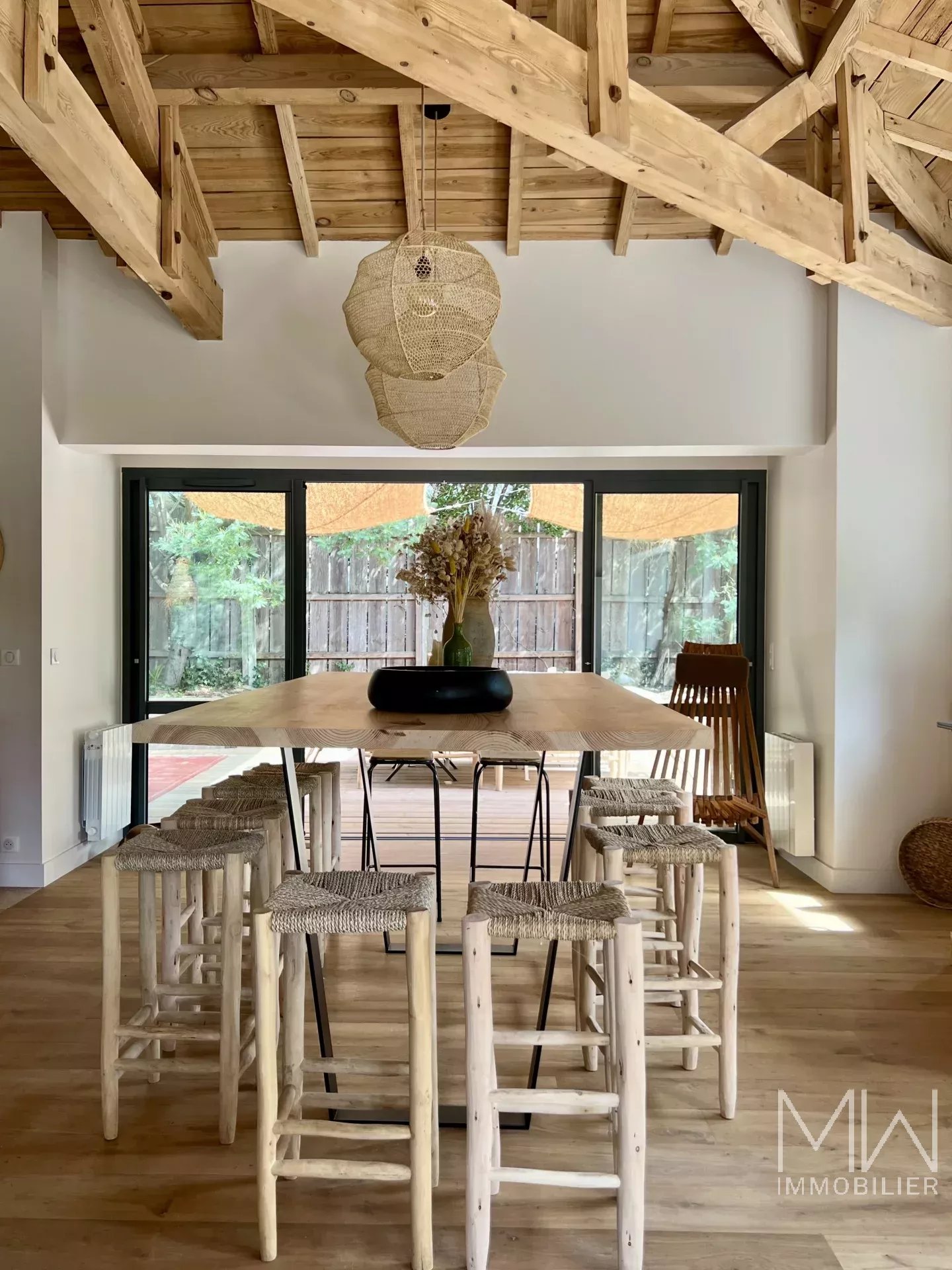 BELLE VILLA BOIS AU COEUR DU CAP FERRET – 14 COUCHAGES