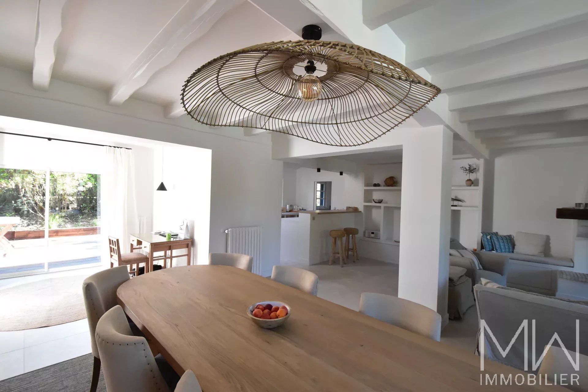 TRES AGREABLE VILLA AVEC PISCINE – PLAGE DES AMERICAINS – 8 COUCHAGES