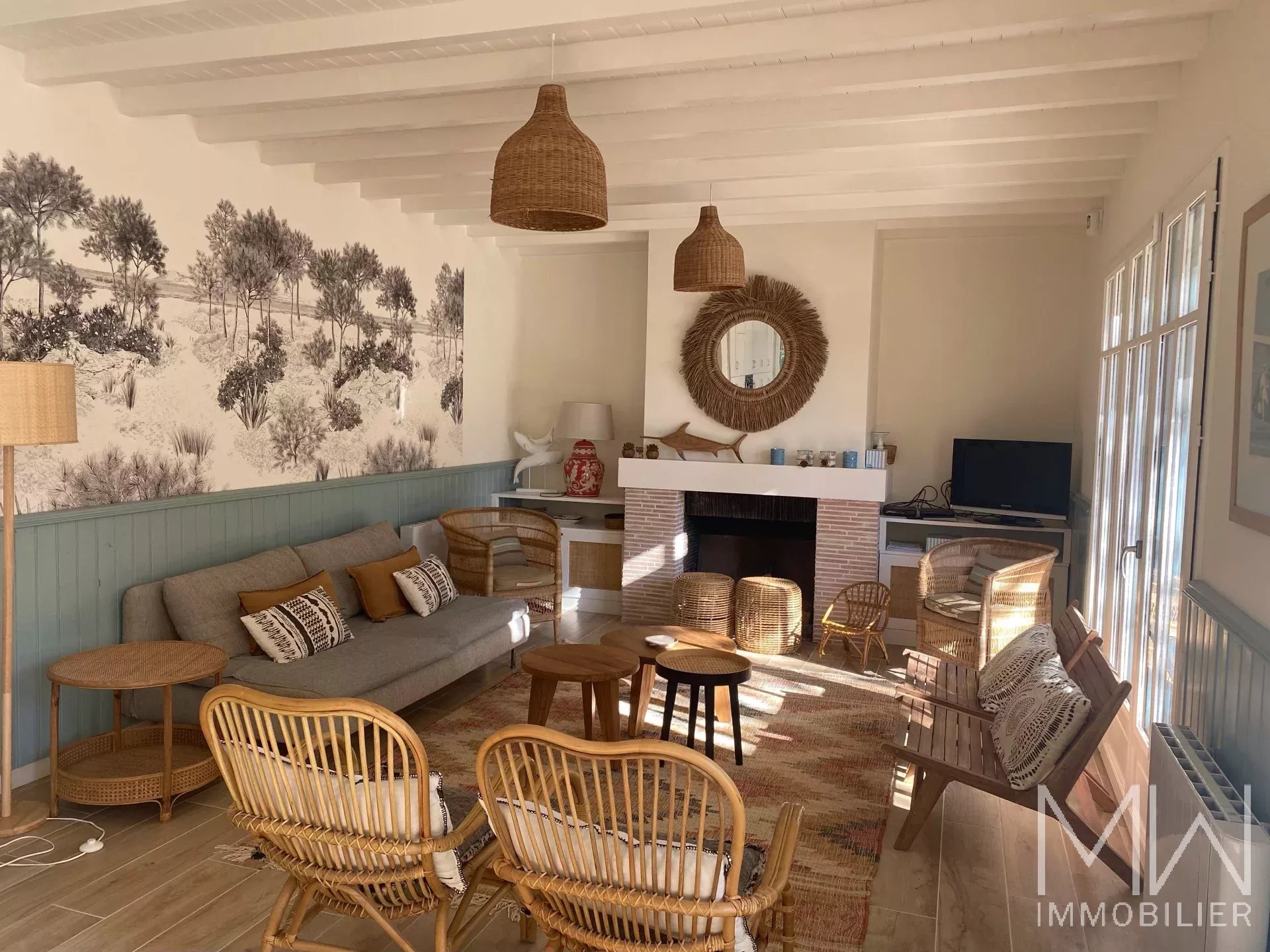RAVISSANTE VILLA A LA POINTE DU CAP FERRET – 10 COUCHAGES
