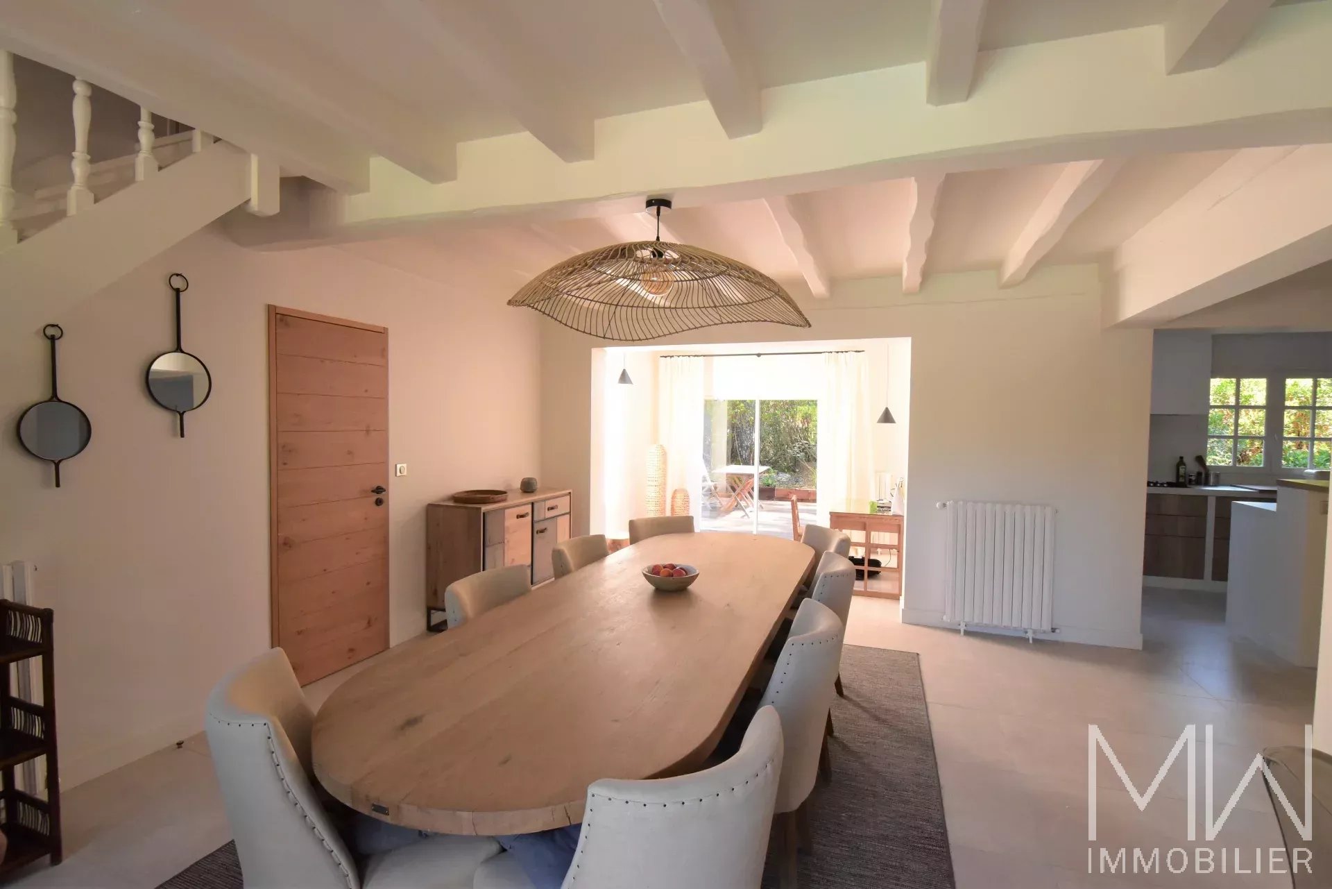 TRES AGREABLE VILLA AVEC PISCINE – PLAGE DES AMERICAINS – 8 COUCHAGES