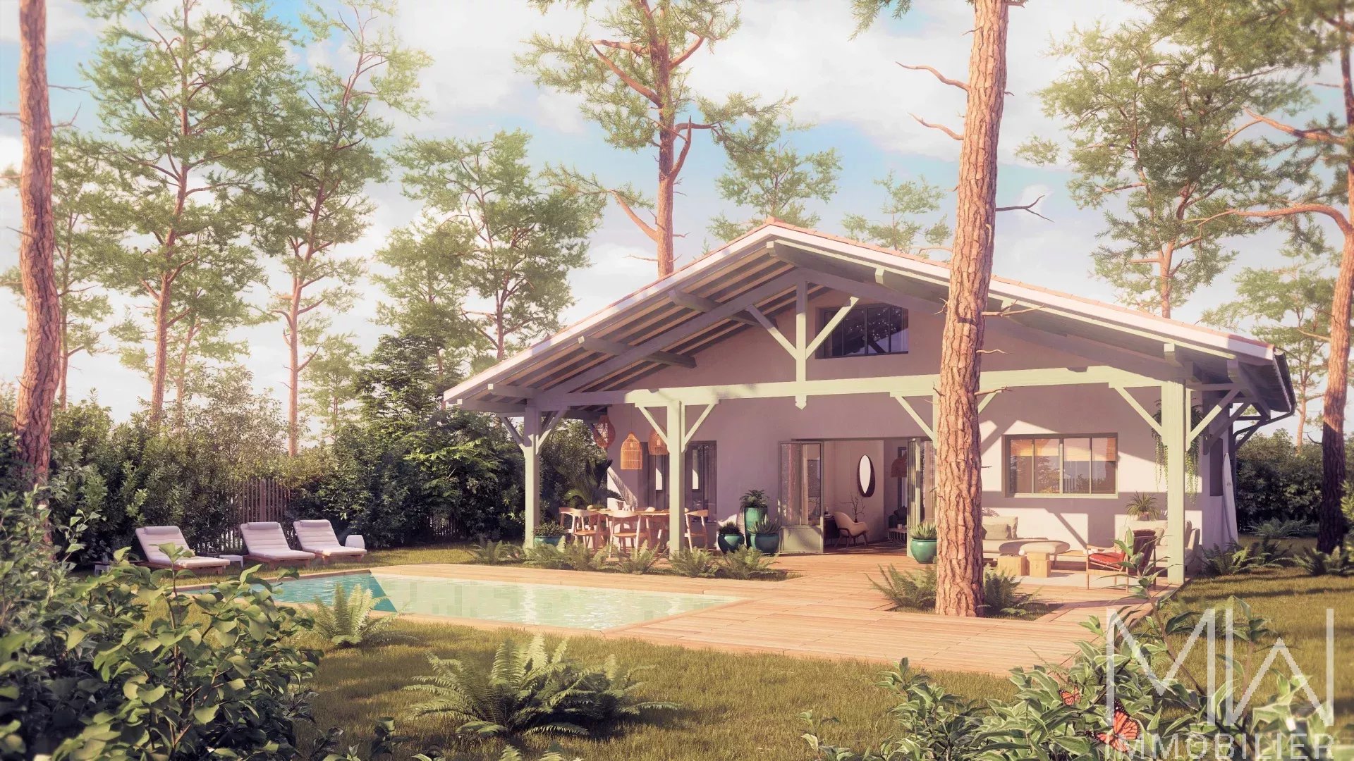 VILLA A REINVENTER AU COEUR PIRAILLAN