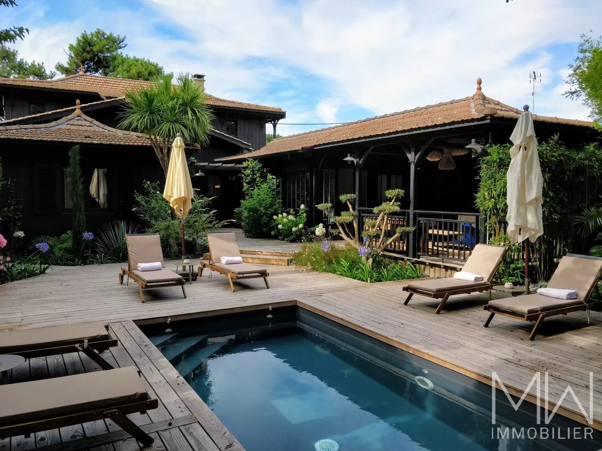 VILLA DE LUXE AU MIMBEAU – CAP FERRET – 10 COUCHAGES