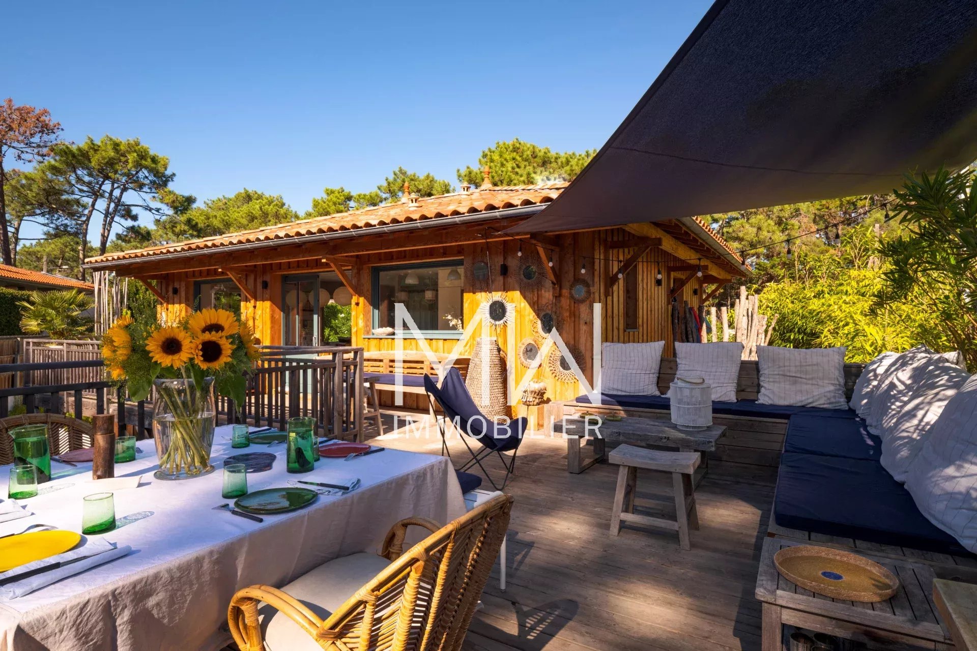 VILLA AU CALME AVEC PISCINE – CAP FERRET – 10/12 COUCHAGES