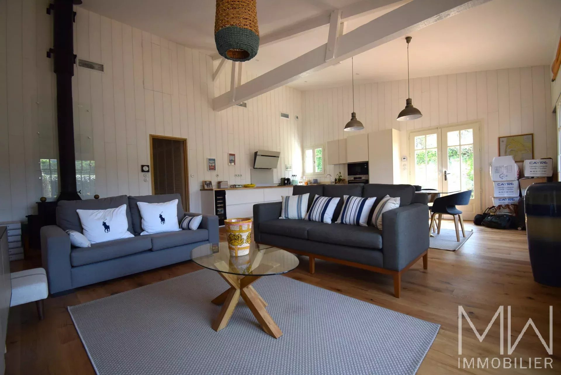 RAVISSANTE VILLA SUR LA DUNE -CAP FERRET-