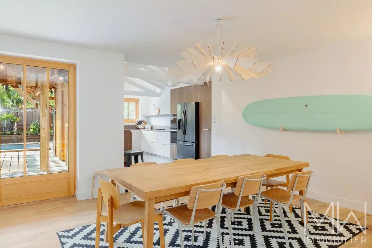 VILLA BOIS AVEC PISCINE – PETIT PIQUEY – 12 COUCHAGES
