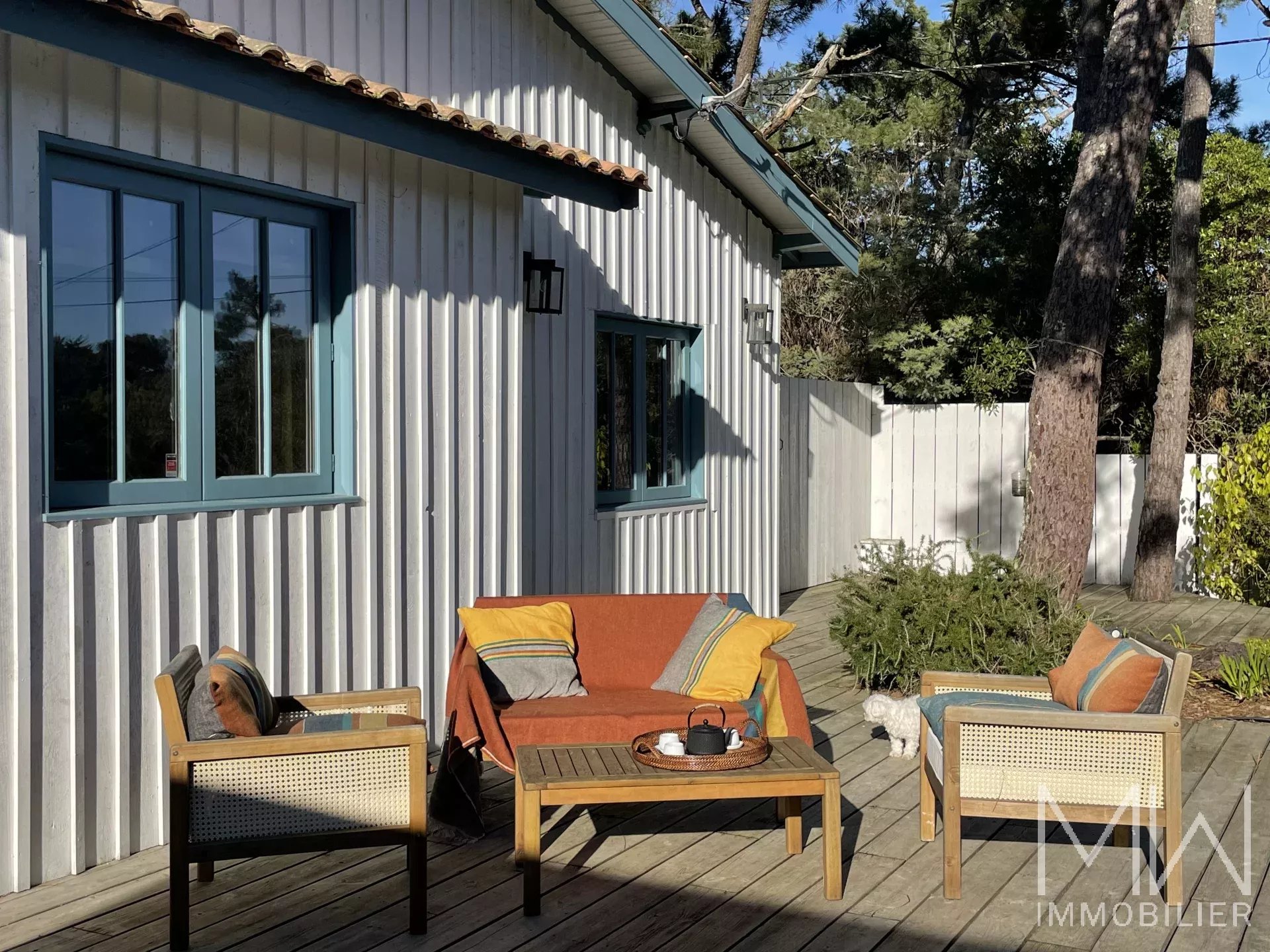 MAGNIFIQUE VILLA BOIS AU COEUR DU CAP FERRET – 10 COUCHAGES