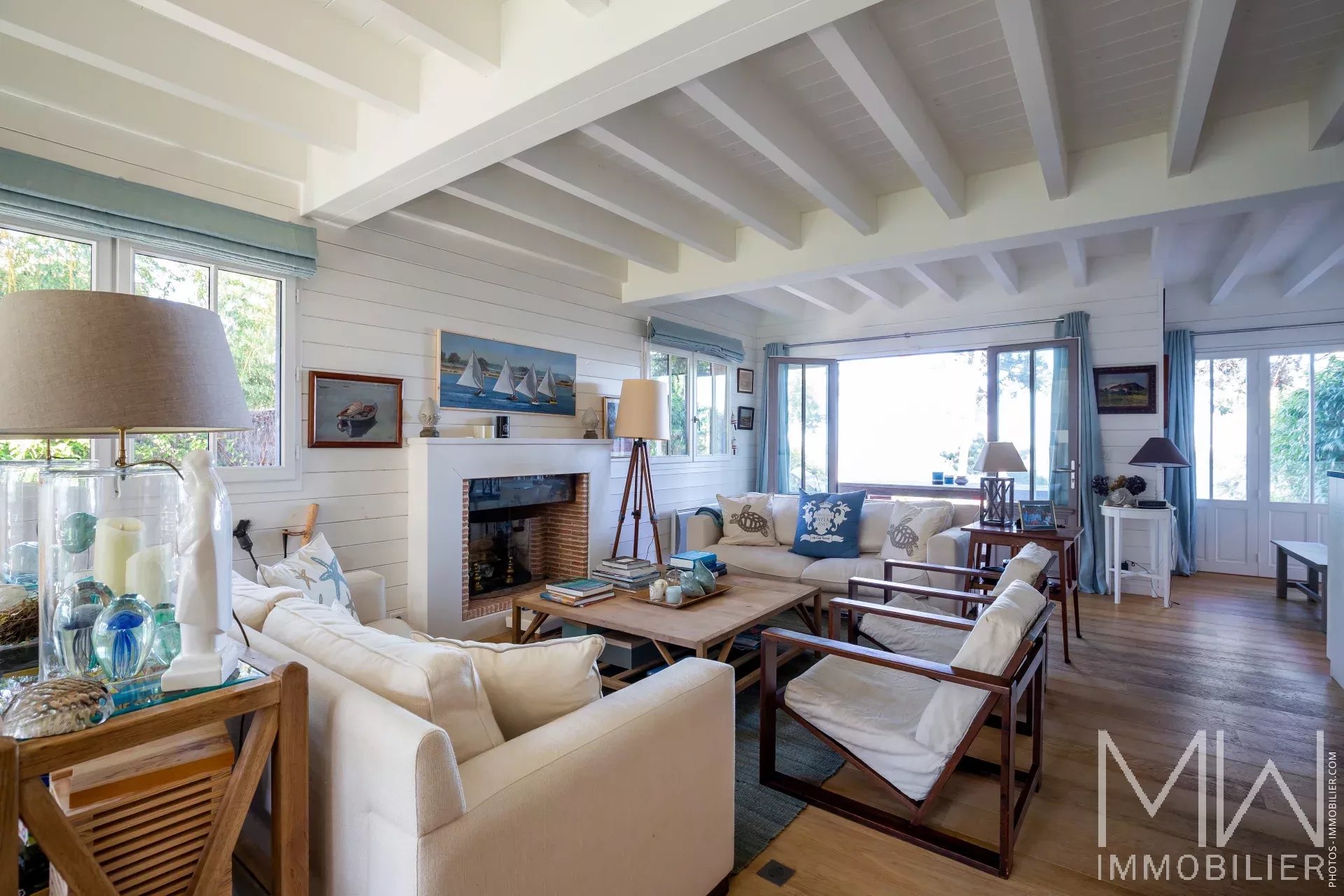 VILLA A LOUER EN 1ERE LIGNE DU BASSIN D’ARCACHON – 10 COUCHAGES