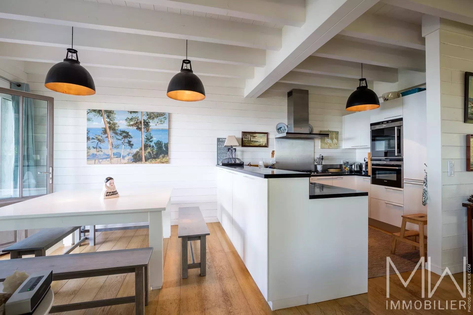 VILLA A LOUER EN 1ERE LIGNE DU BASSIN D’ARCACHON – 10 COUCHAGES