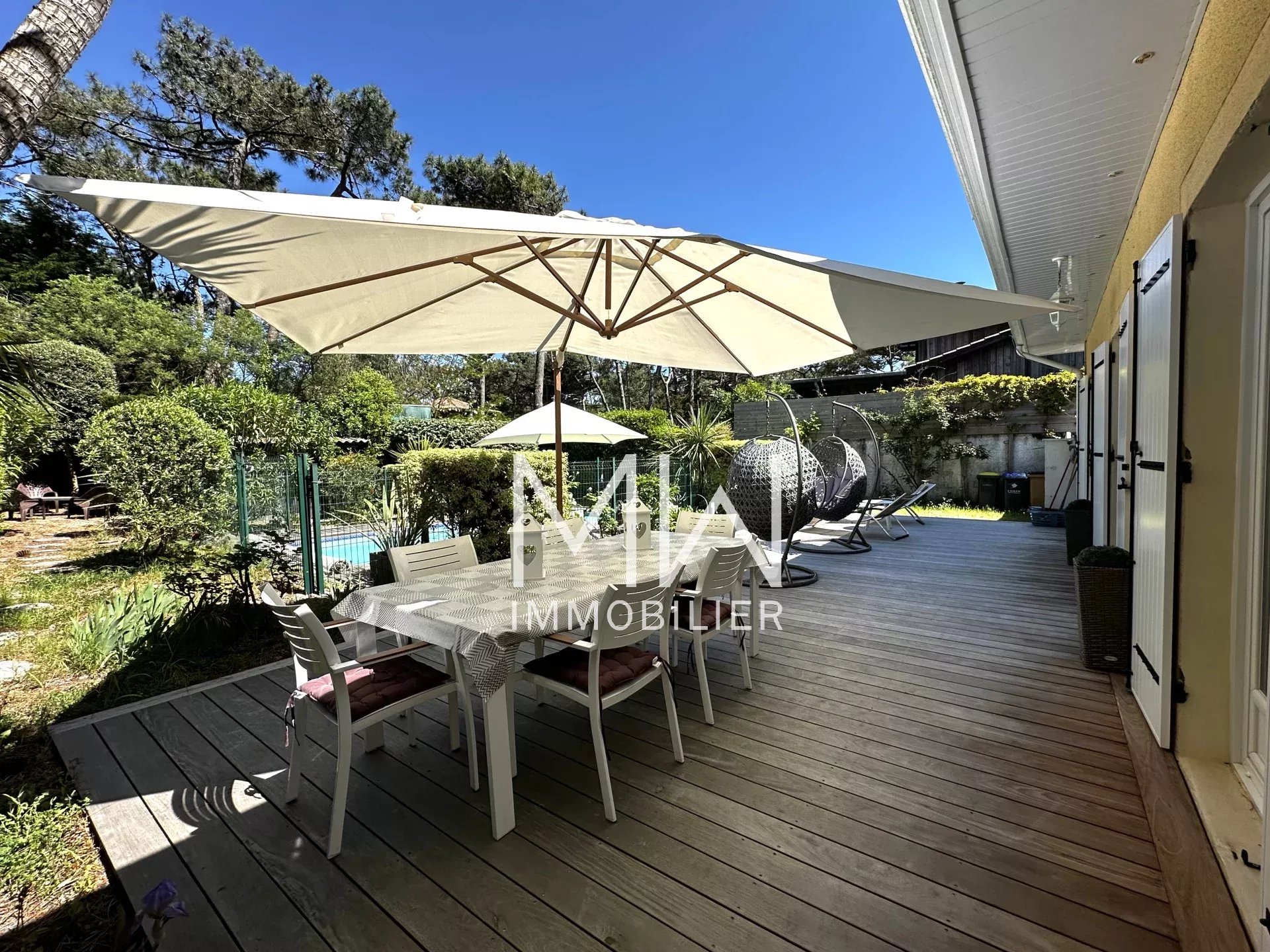 VILLA 2 CHAMBRES PISCINE – CAP FERRET – 4 COUCHAGES
