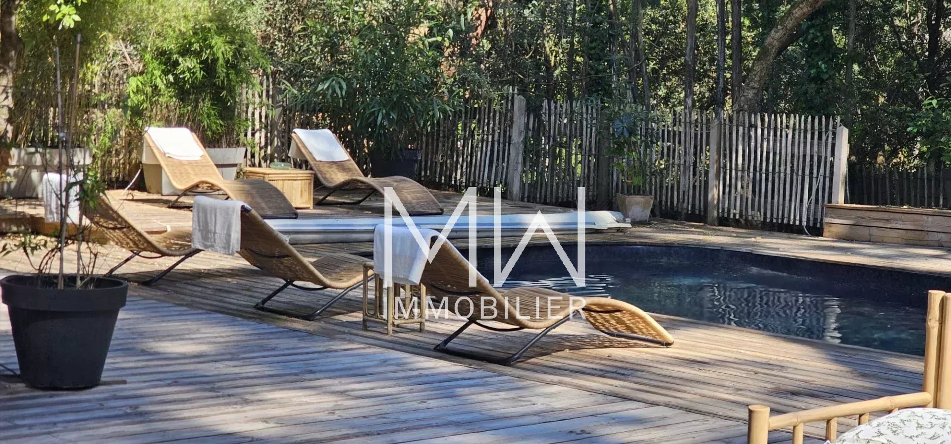 VILLA AU CALME AVEC PISCINE – DUNE DE L’HERBE – 12 COUCHAGES