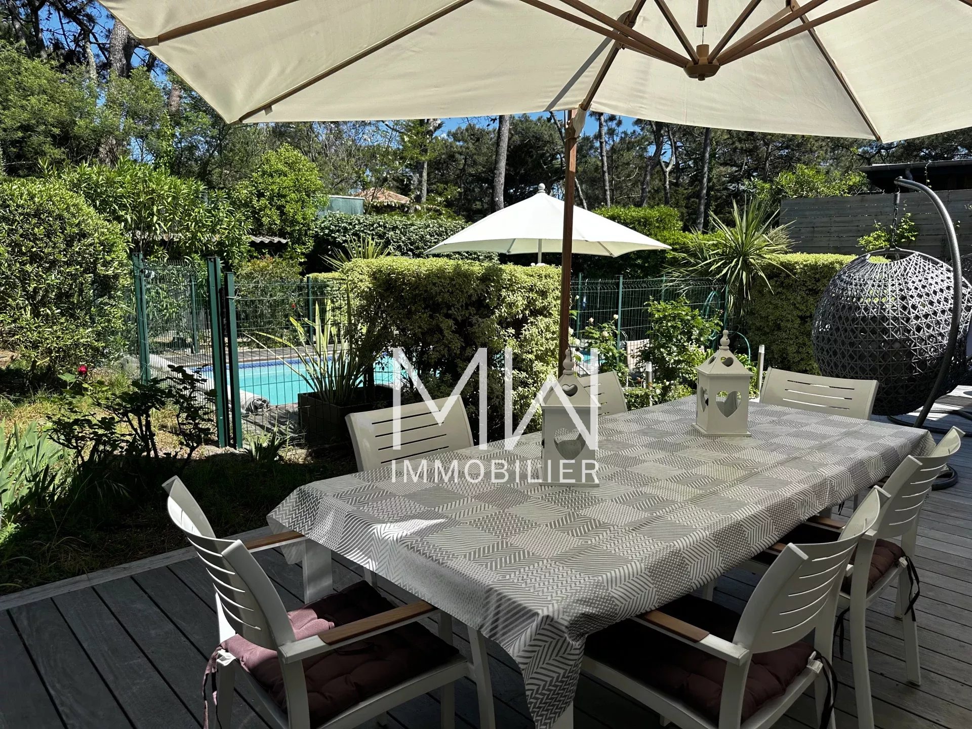 VILLA 2 CHAMBRES PISCINE – CAP FERRET – 4 COUCHAGES