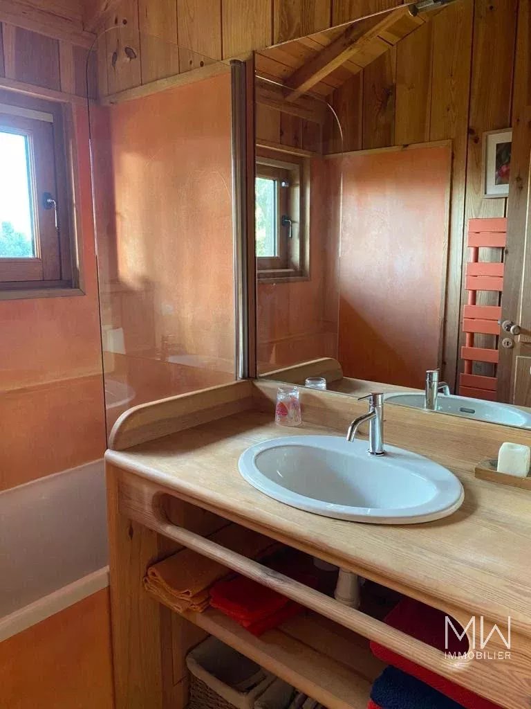 VILLA BOIS AVEC PISCINE ET VUE PANORAMIQUE SUR LE BASSIN – LA VIGNE – 12 PERSONNES