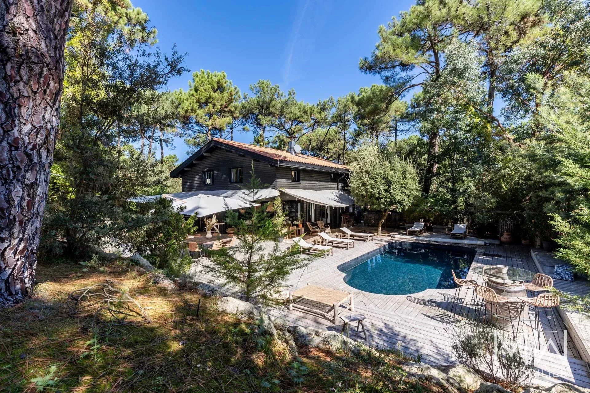 VILLA AU CALME AVEC PISCINE – DUNE DE L’HERBE – 12 COUCHAGES