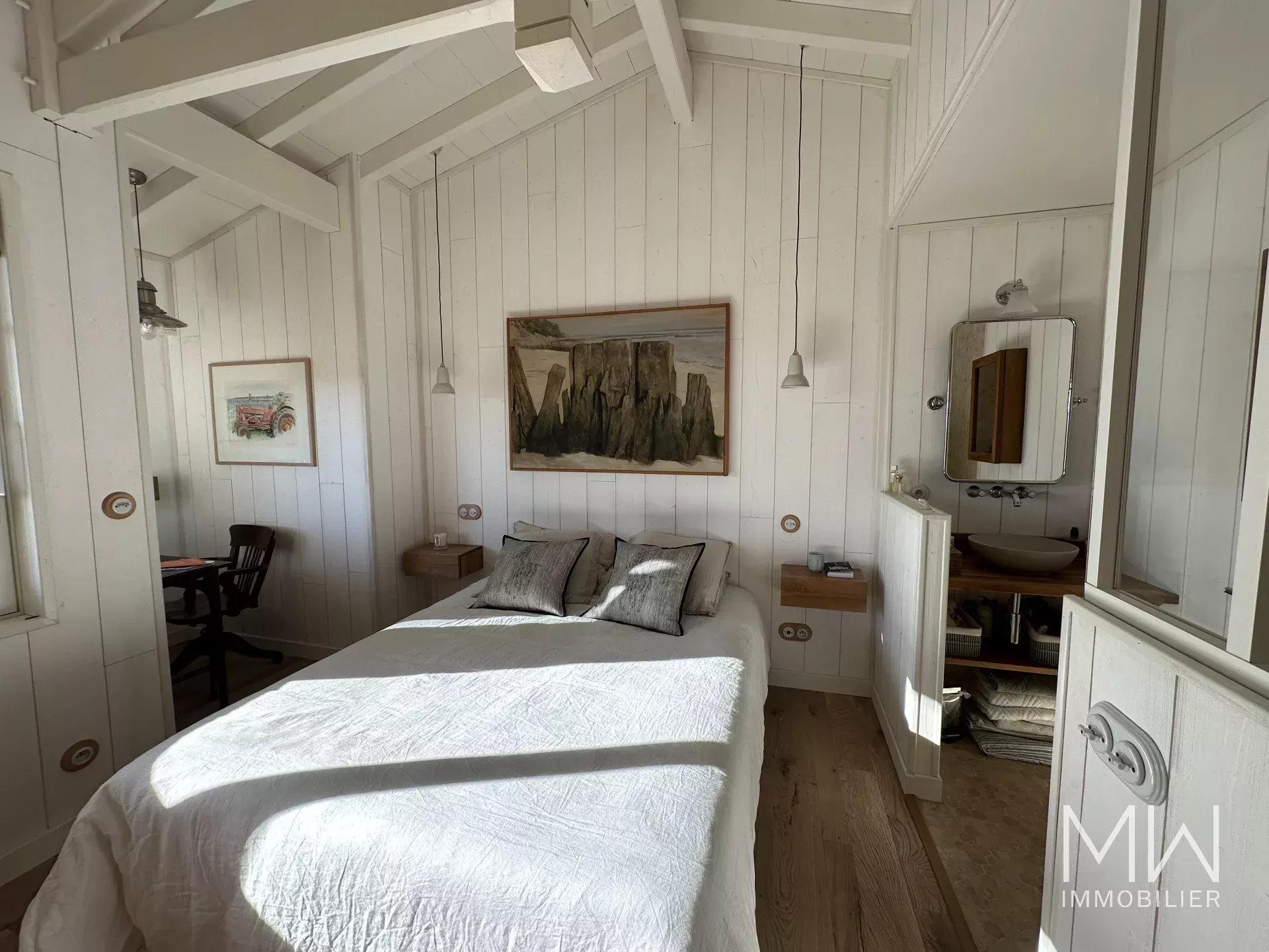 VILLA FACE AU BASSIN – CAP FERRET – 6 COUCHAGES