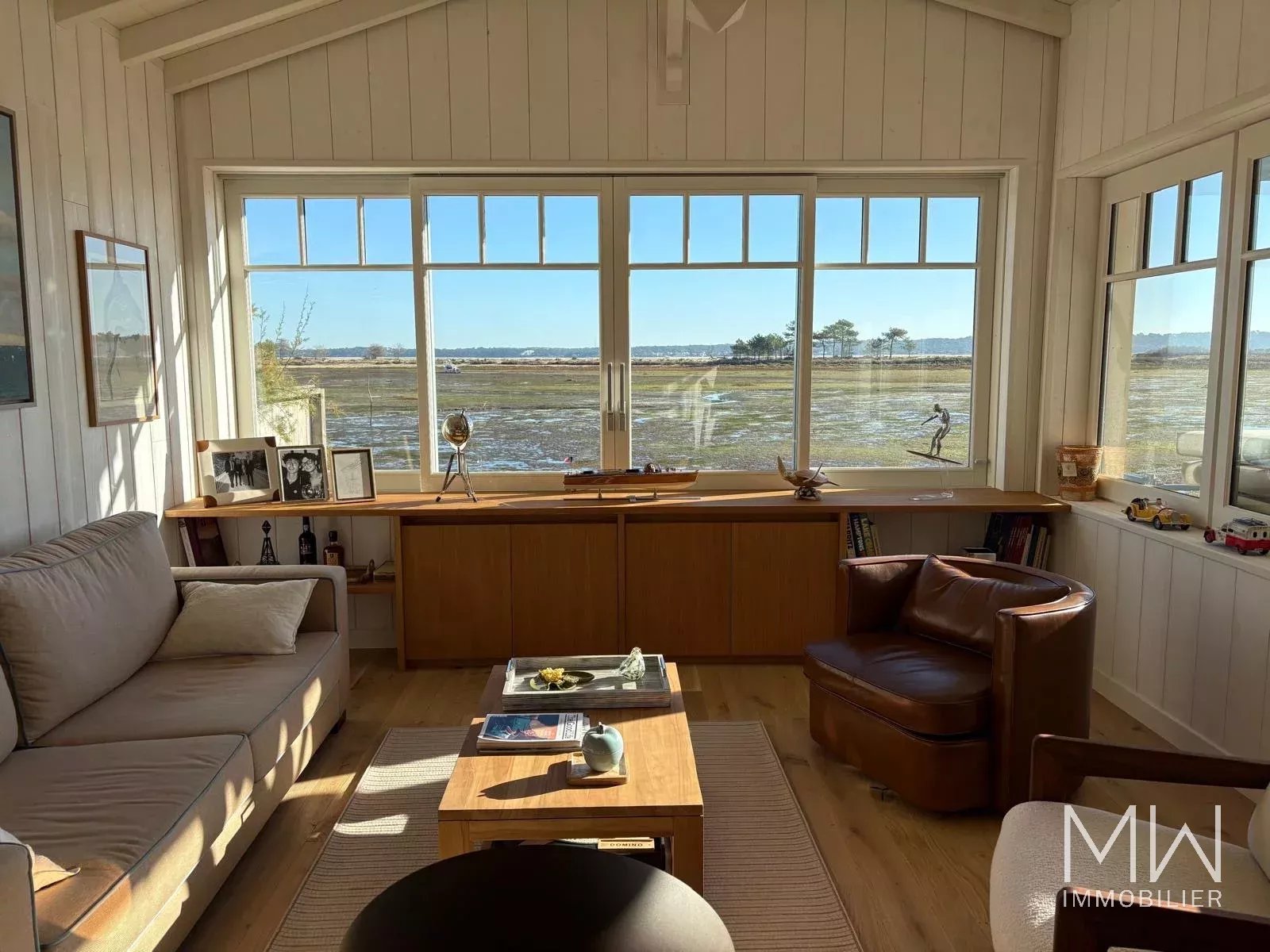 VILLA FACE AU BASSIN – CAP FERRET – 6 COUCHAGES