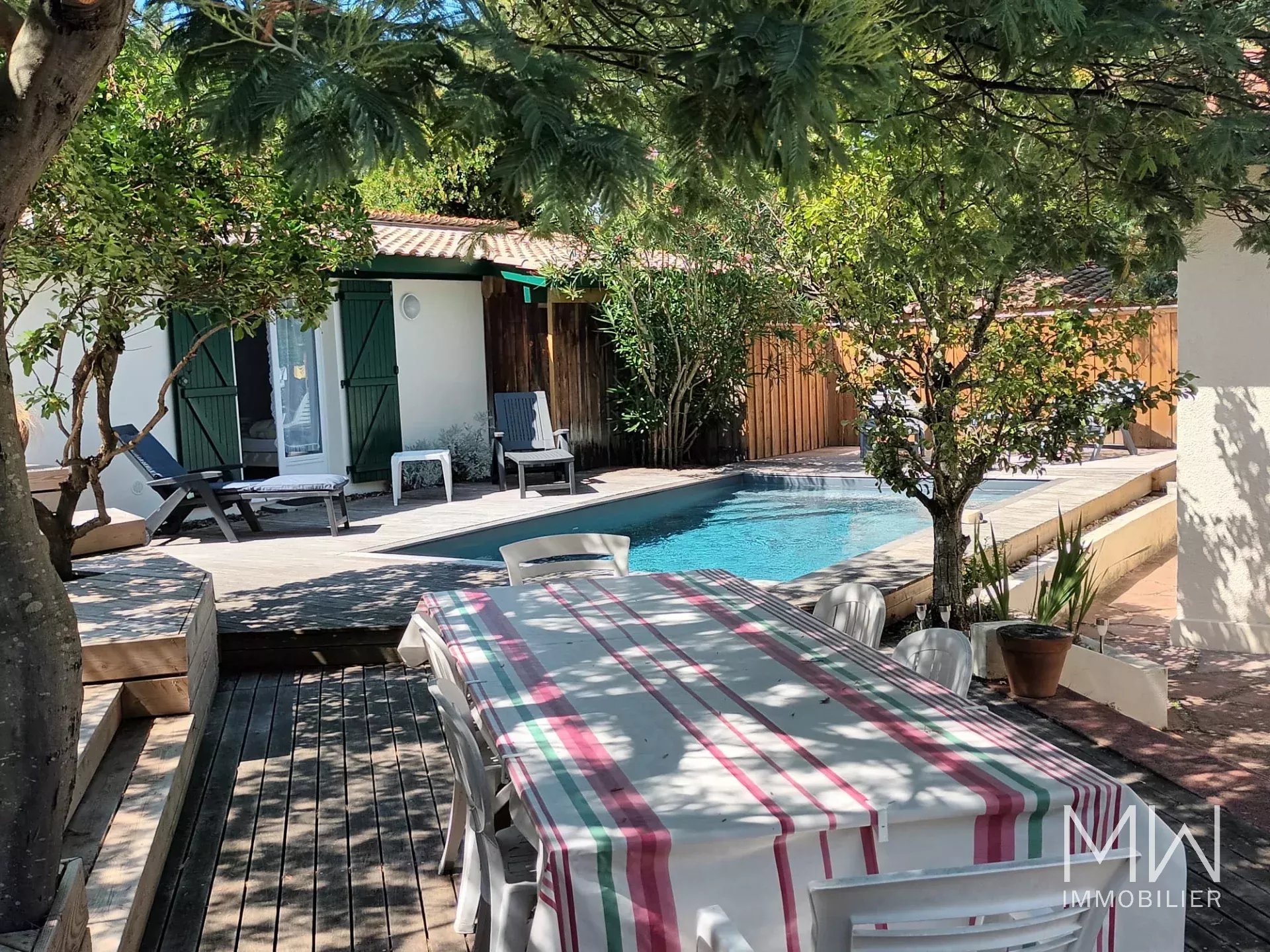 VILLA AVEC PISCINE – CAP FERRET – 8 COUCHAGES