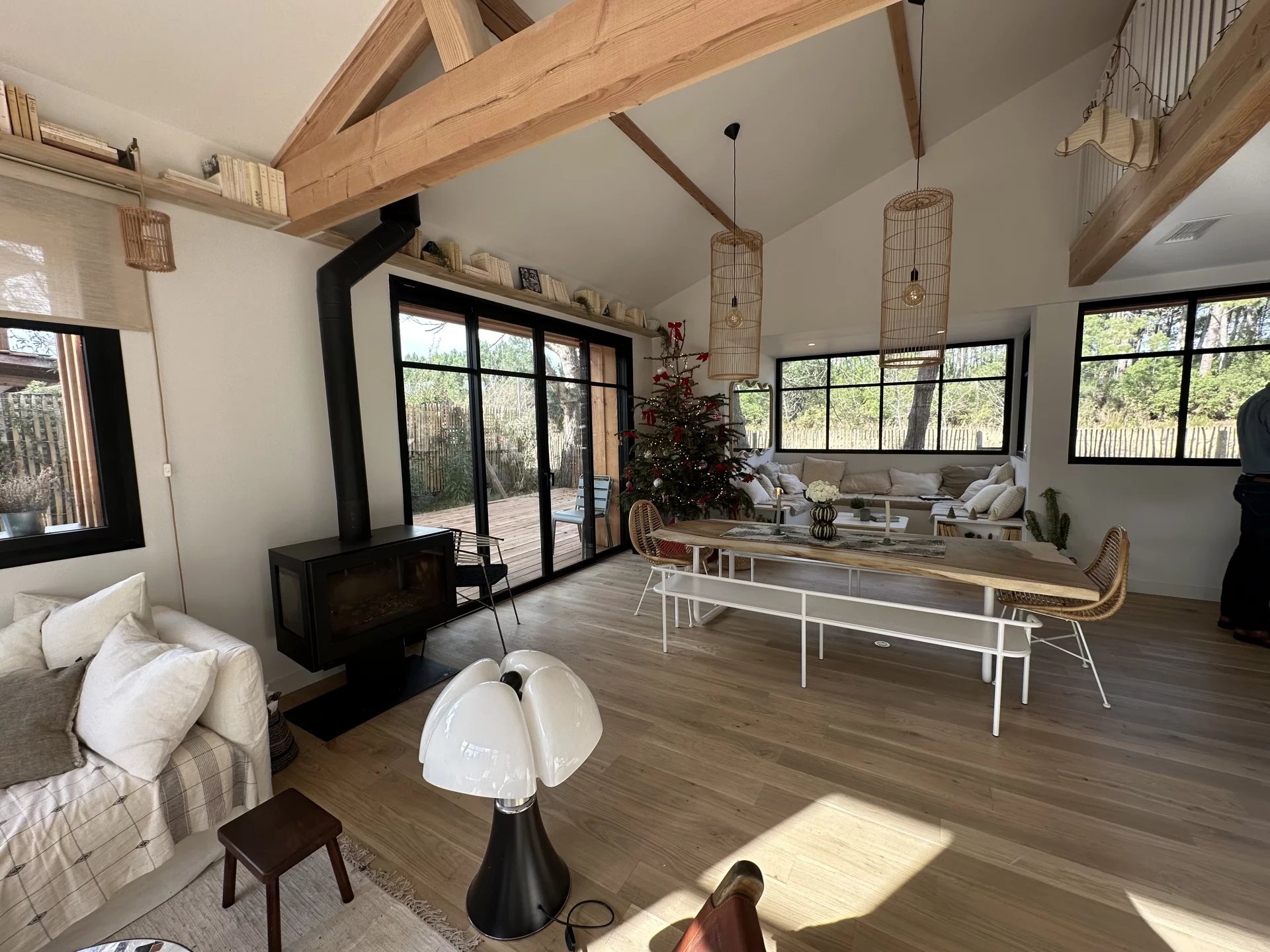 VILLA BOIS AVEC PISCINE – LE CANON – 12 COUCHAGES