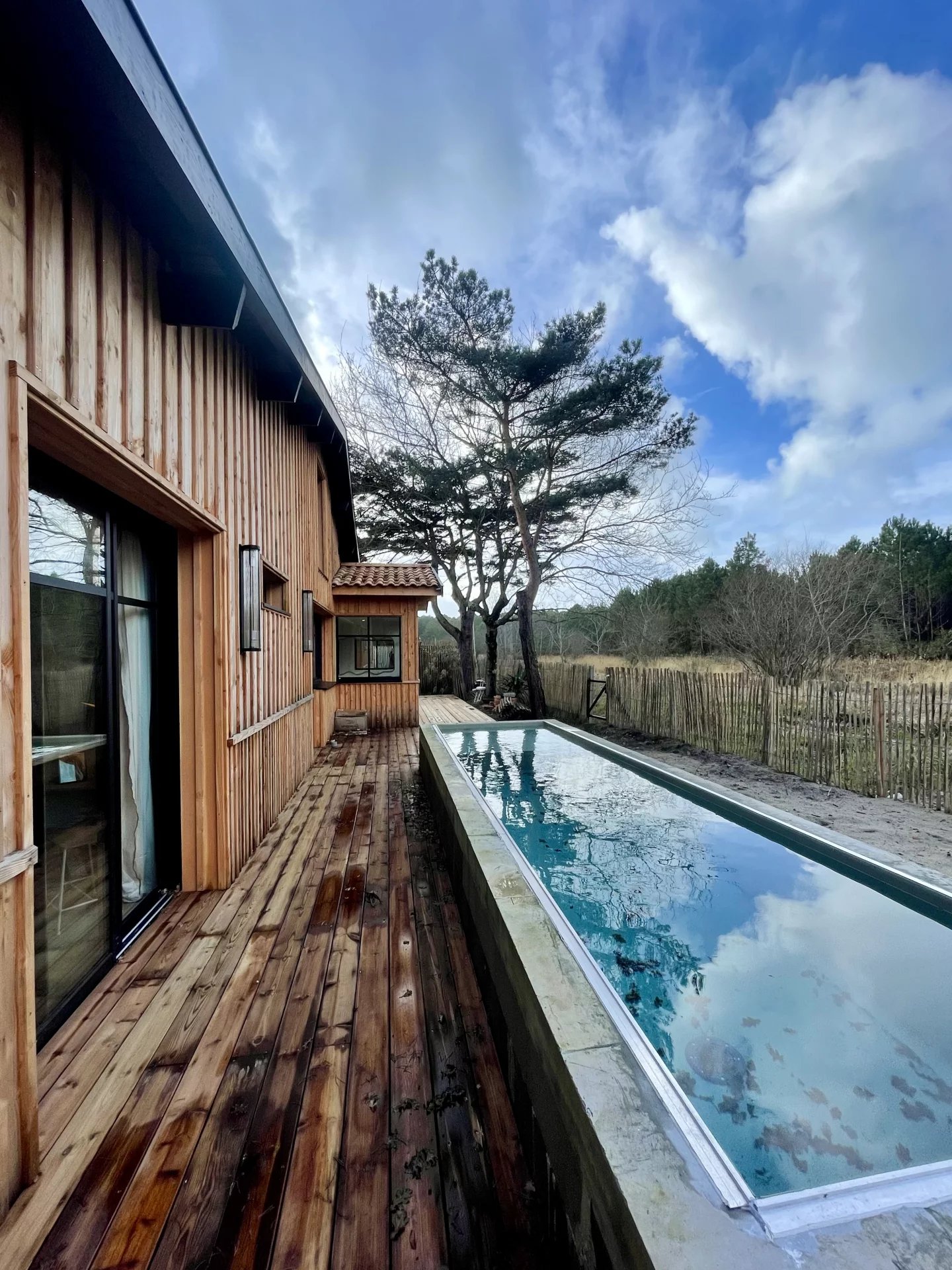 VILLA BOIS AVEC PISCINE – LE CANON – 12 COUCHAGES