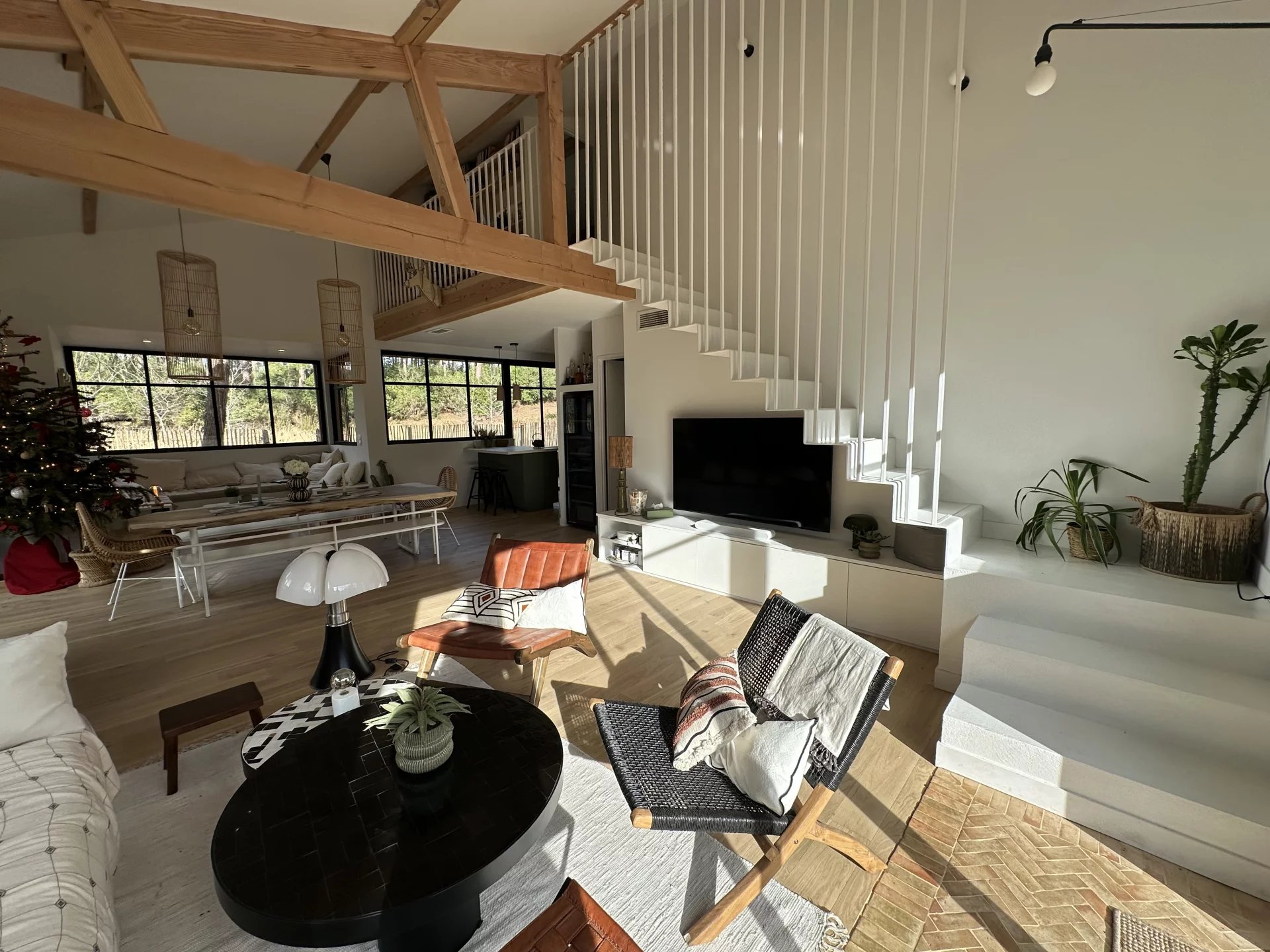 VILLA BOIS AVEC PISCINE – LE CANON – 12 COUCHAGES