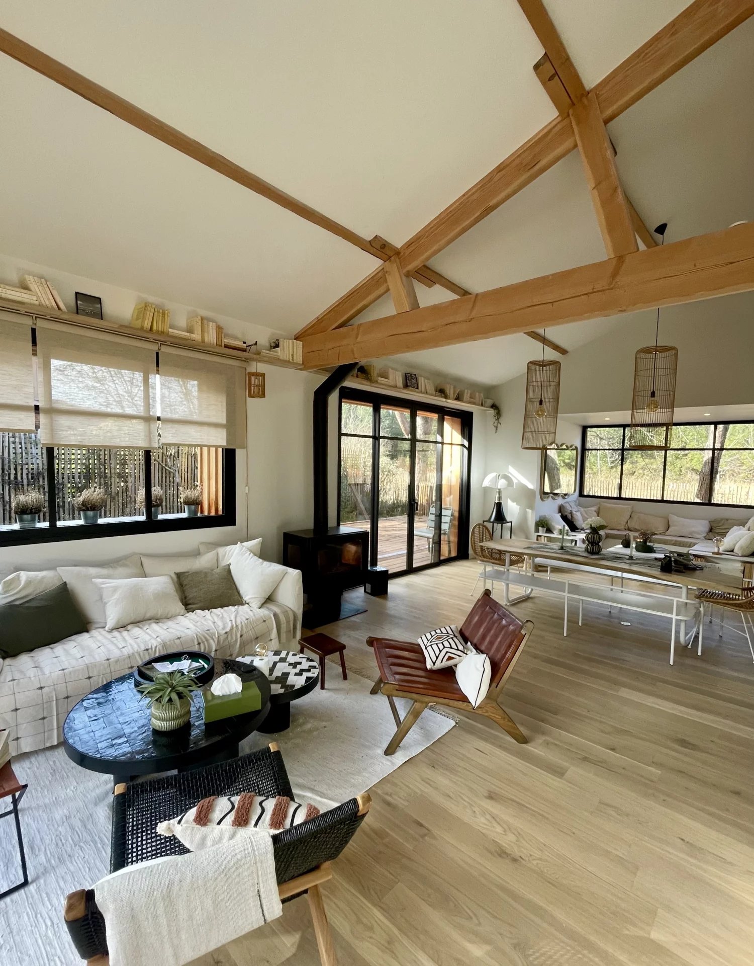 VILLA BOIS AVEC PISCINE – LE CANON – 12 COUCHAGES