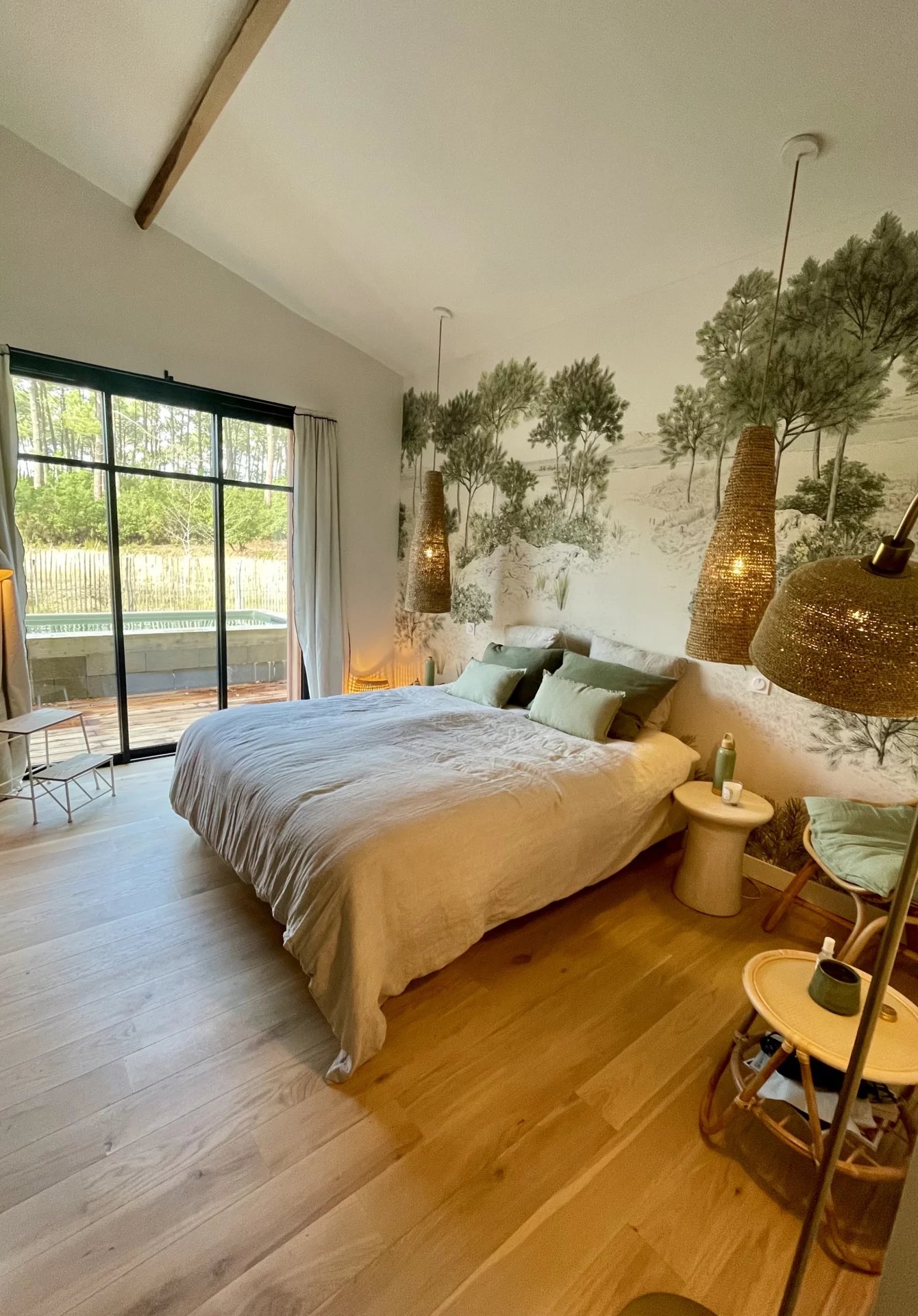 VILLA BOIS AVEC PISCINE – LE CANON – 12 COUCHAGES