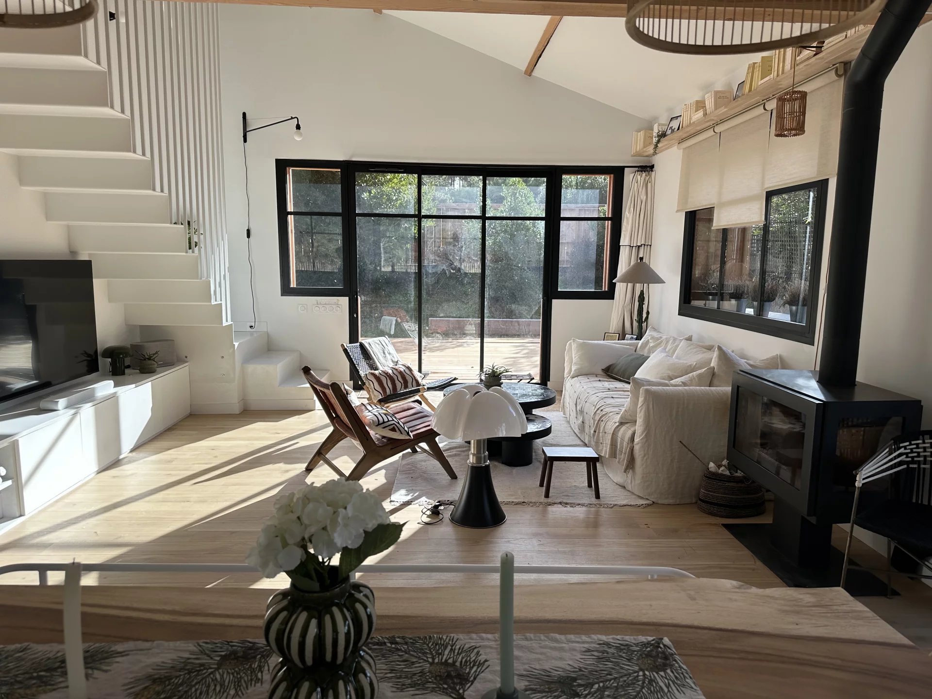 VILLA BOIS AVEC PISCINE – LE CANON – 12 COUCHAGES